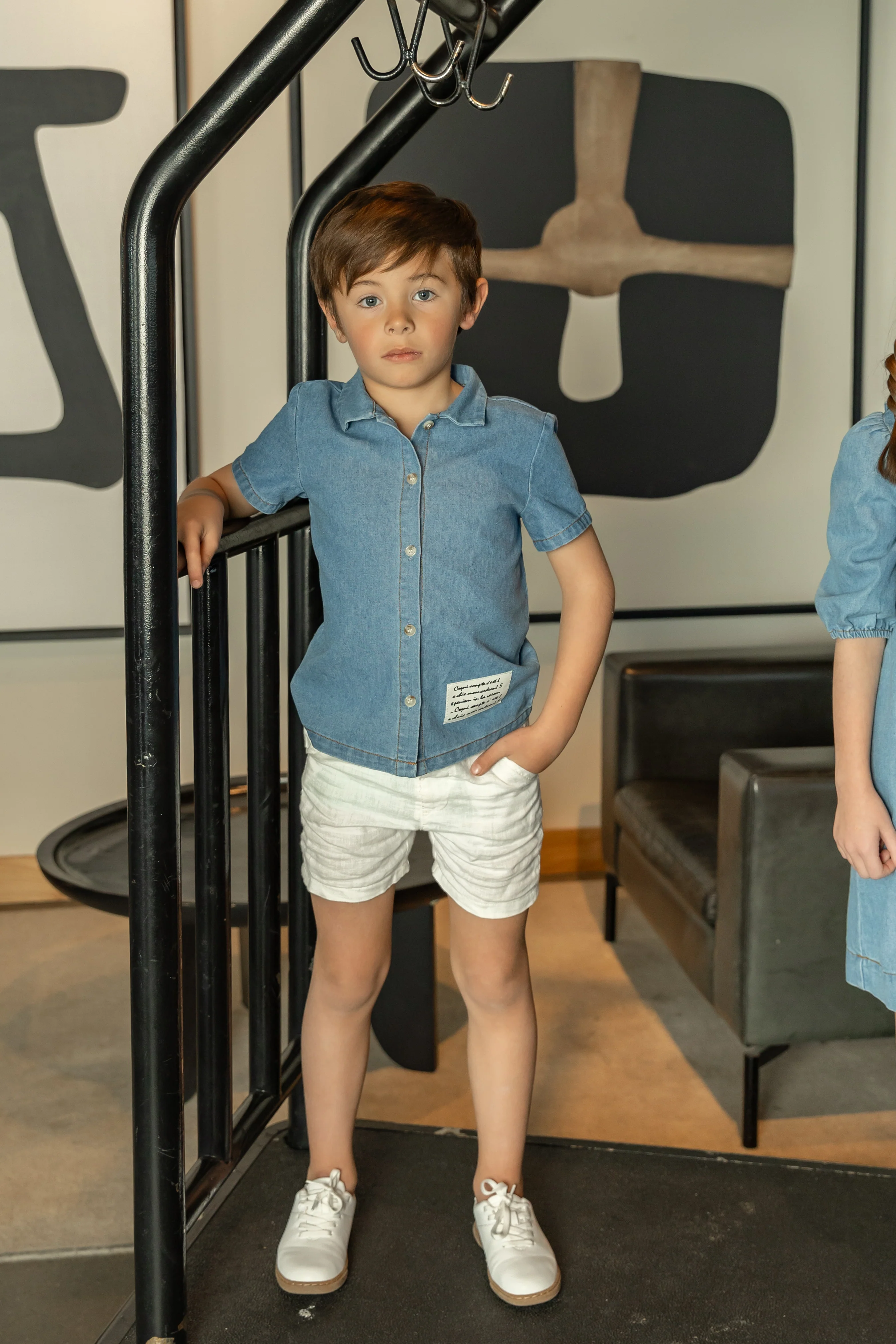 Nou Nelle Denim Label Shirt - Image 3
