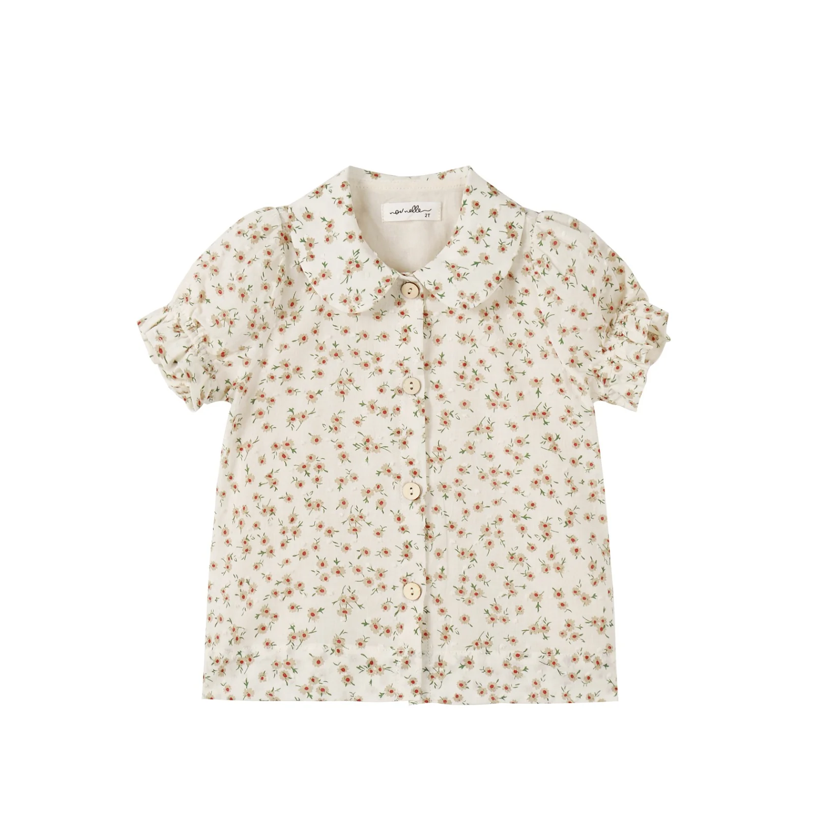 Nou Nelle Short Sleeve Blouse - Floral