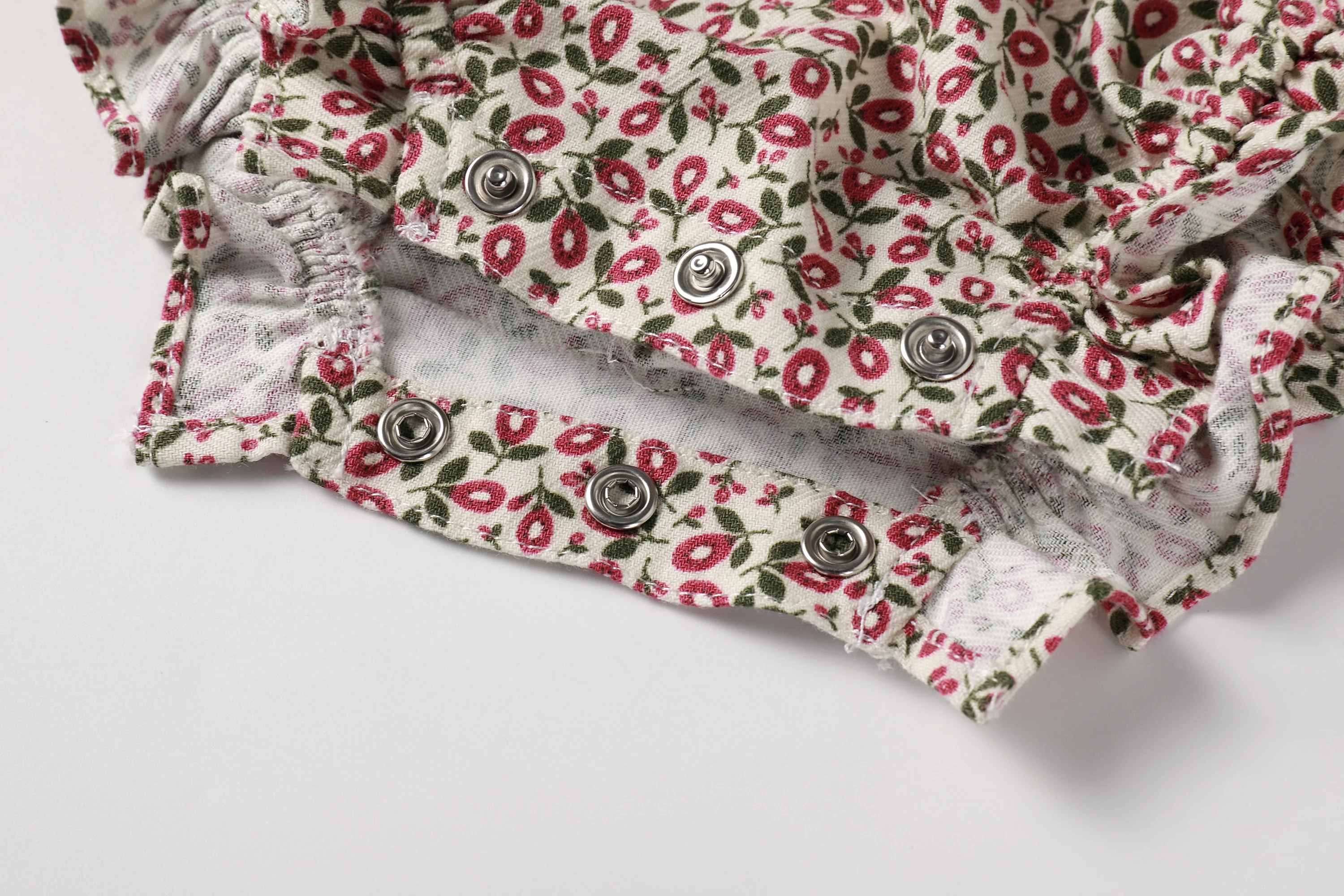 Nou Nelle Floral Magenta Romper - Image 5