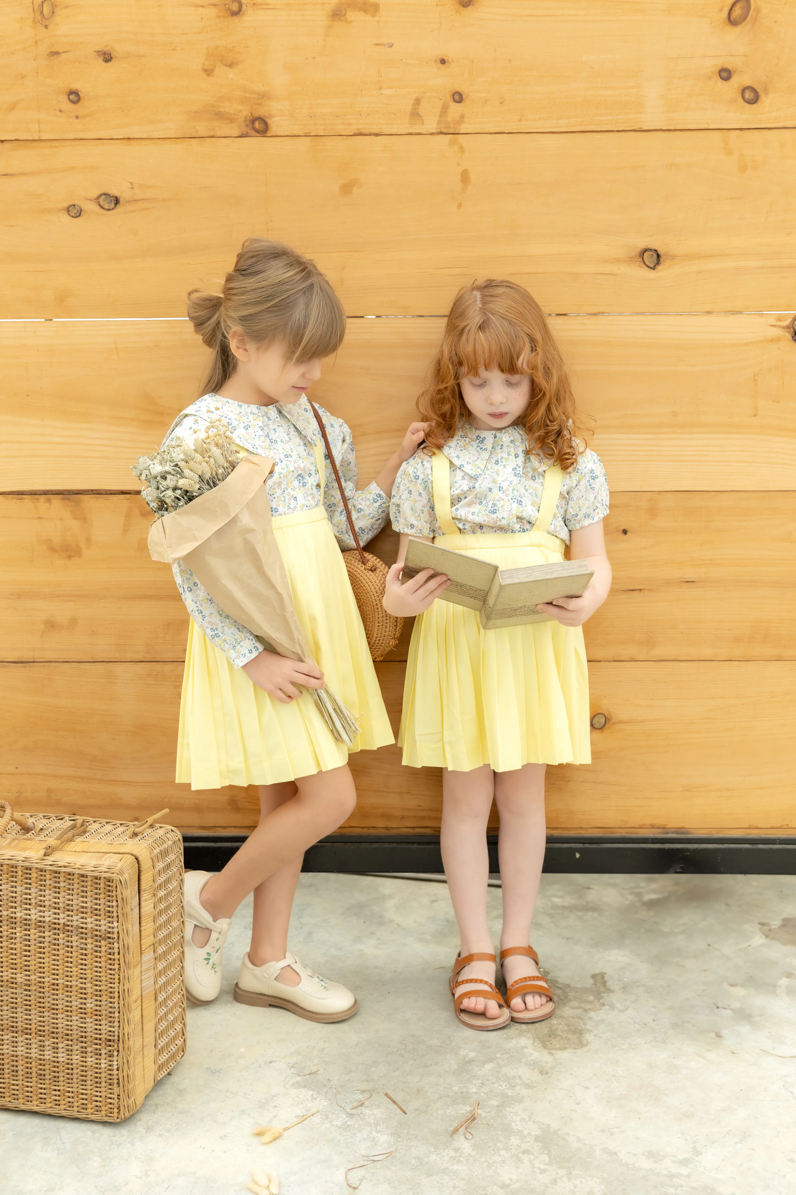 Nou Nelle Floral Yellow Blouse (3/4 Sleeve) - Image 2
