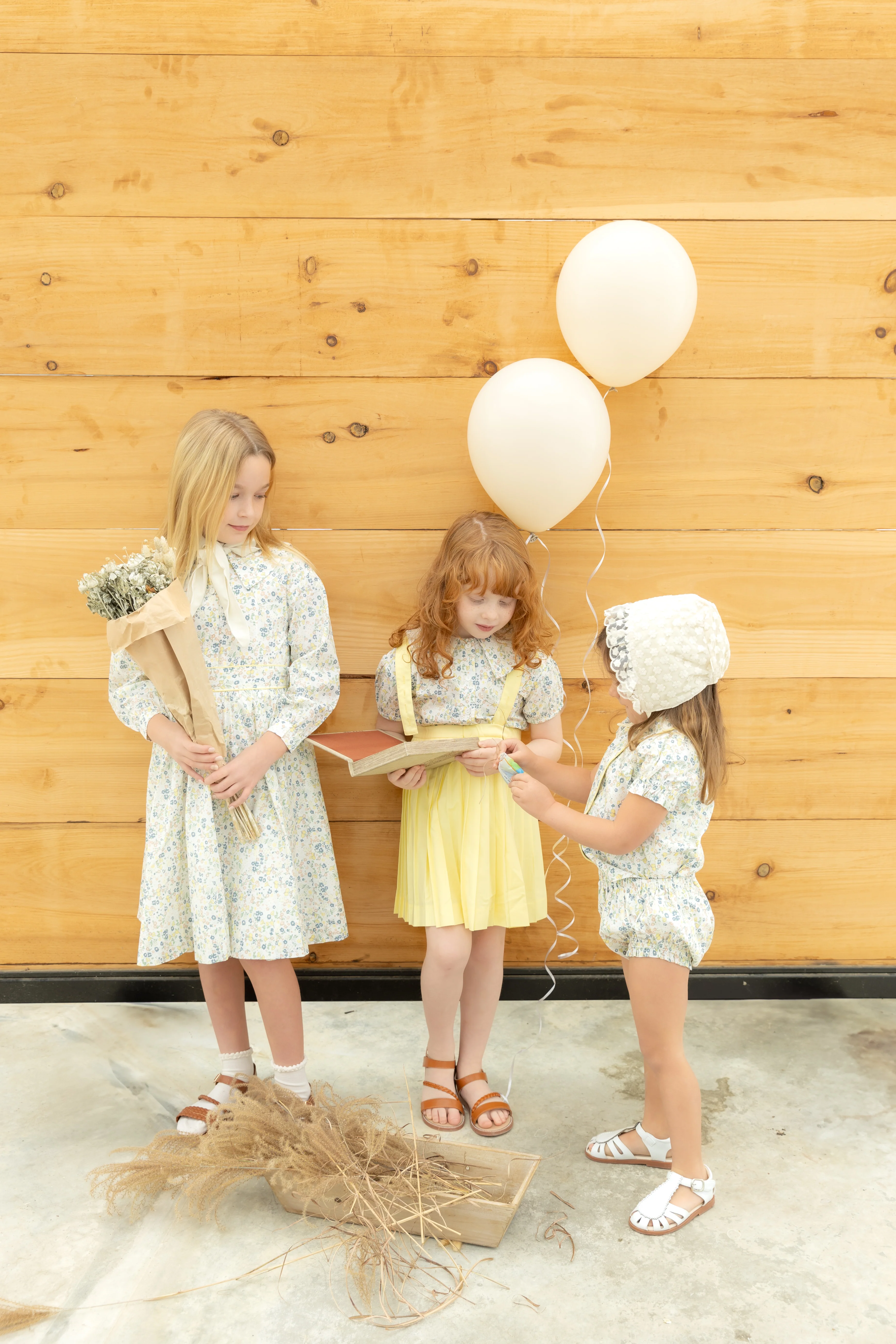 Nou Nelle Floral Yellow Blouse (Short Sleeve) - Image 3