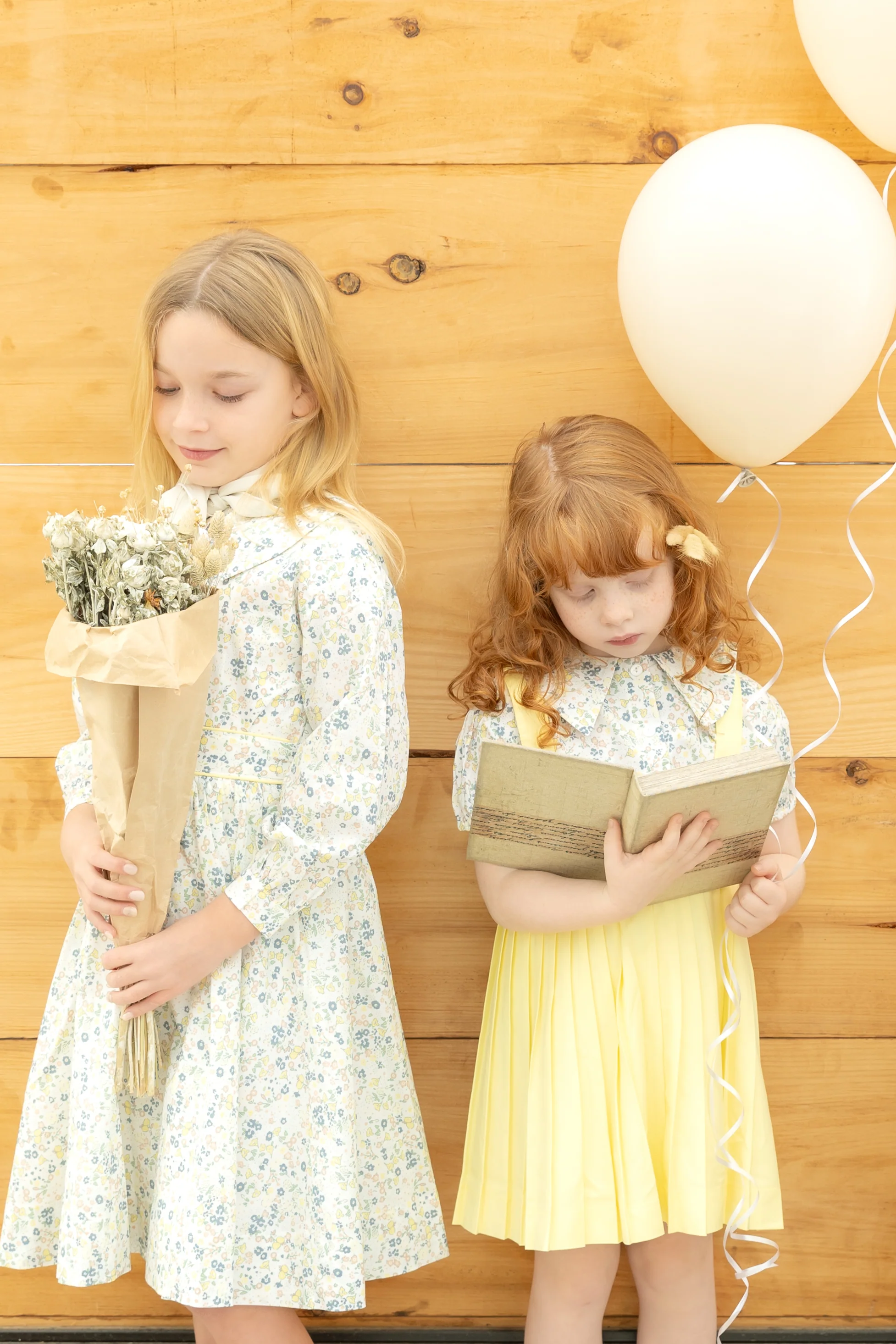Nou Nelle Floral Yellow Top And Skirt Set - Image 2