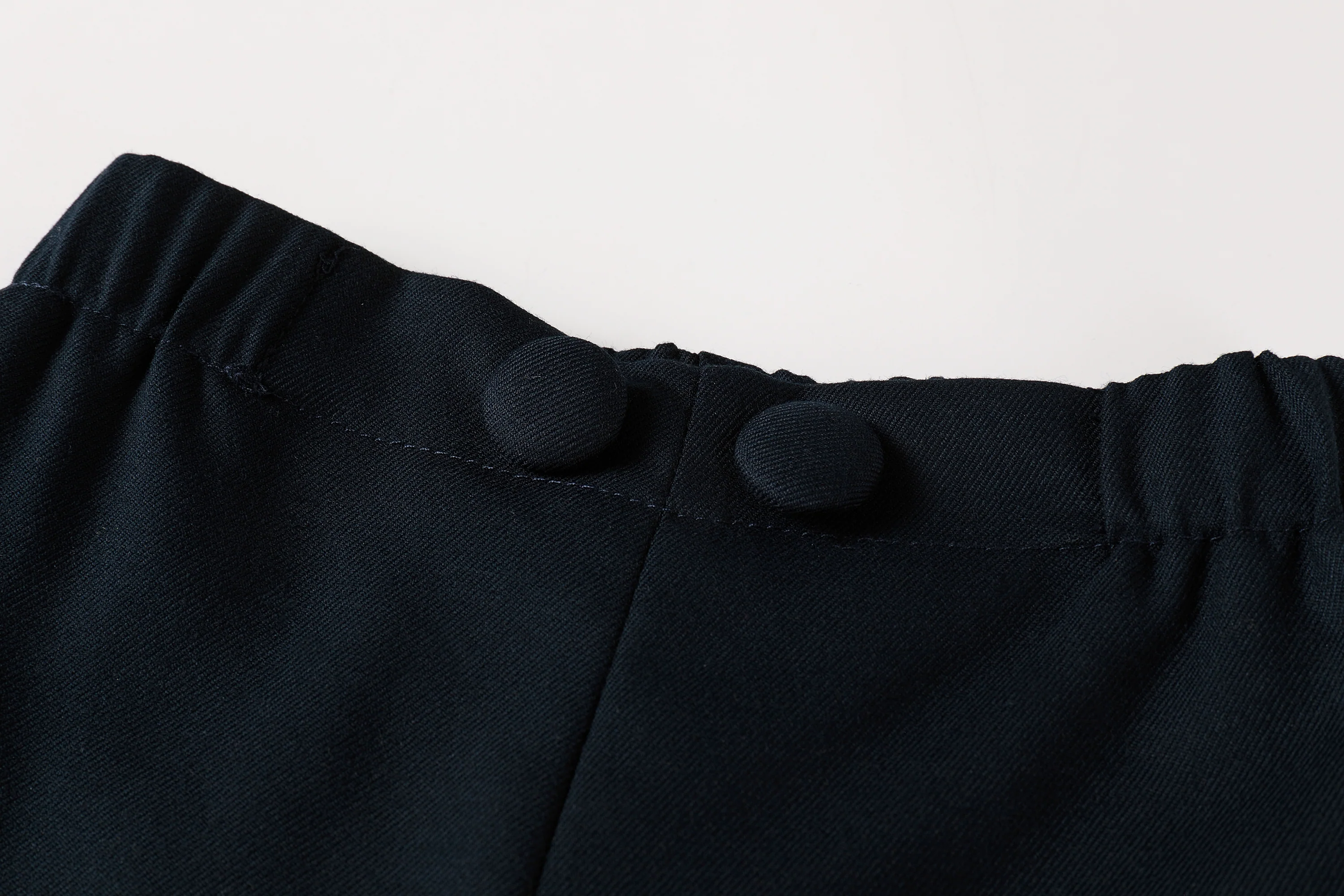 Nou Nelle Navy Button Shorts - Image 5