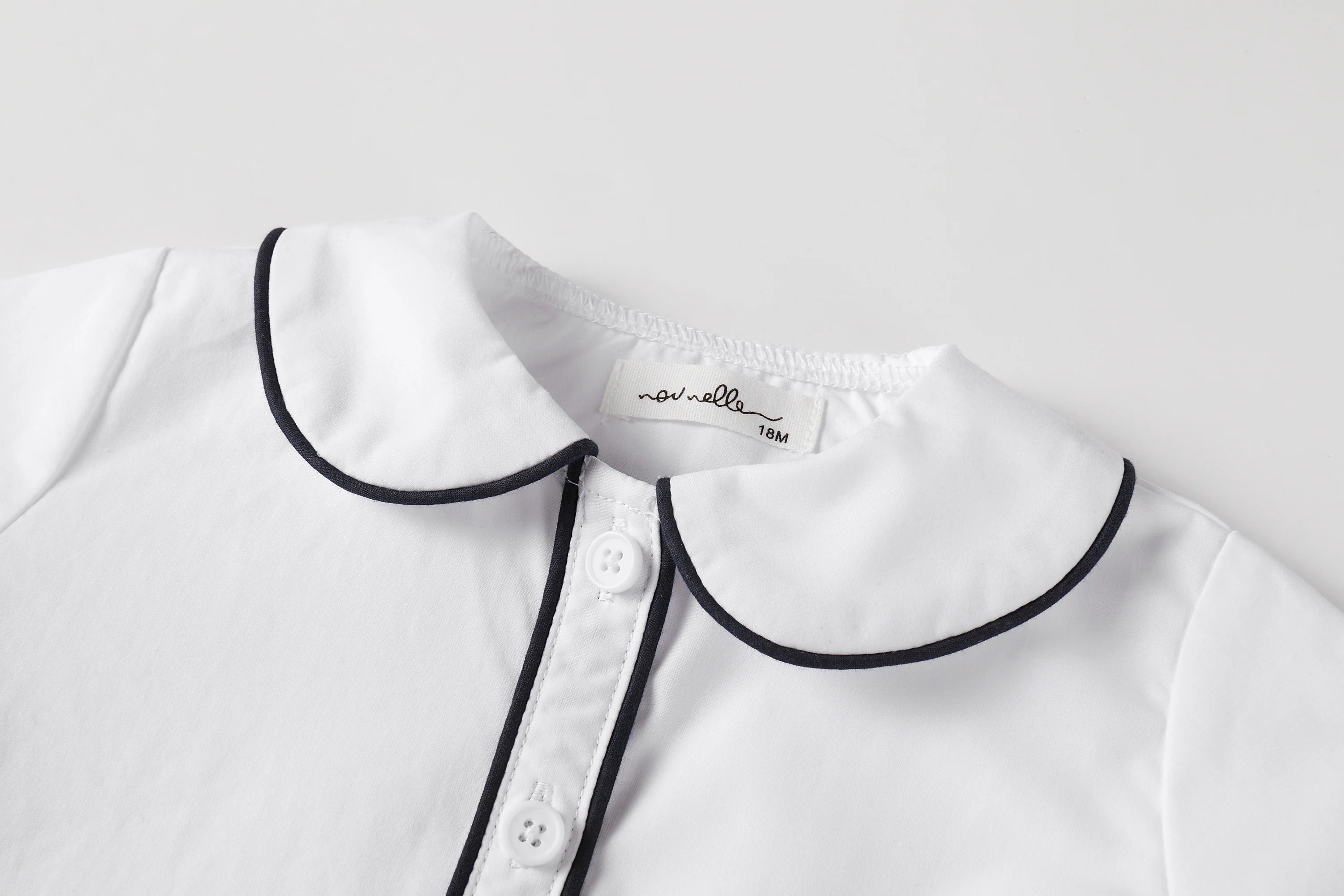 Nou Nelle Boys Piped Blouse And Suspender Pants - Image 4