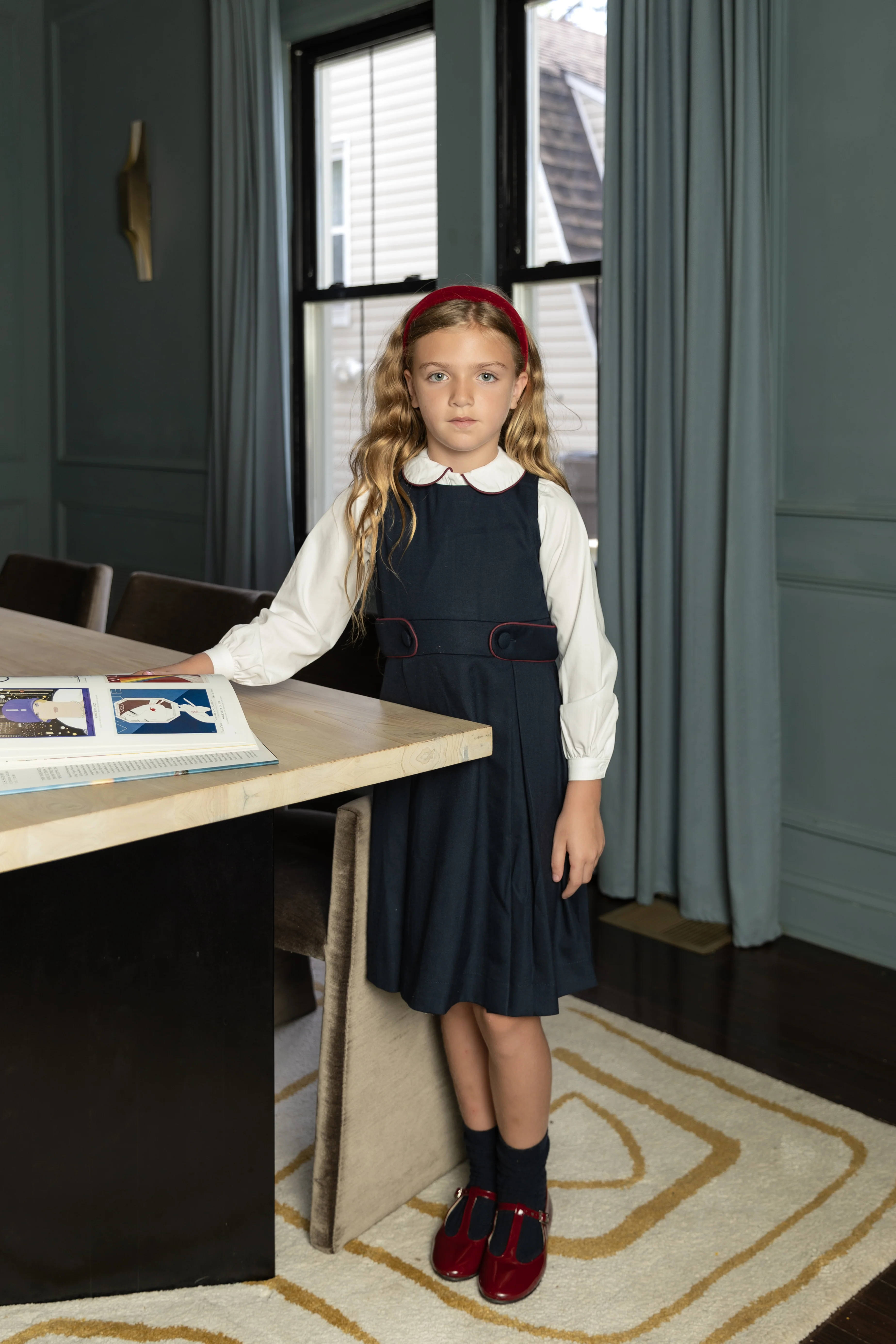 Nou Nelle Piped Girls Blouse - Image 2
