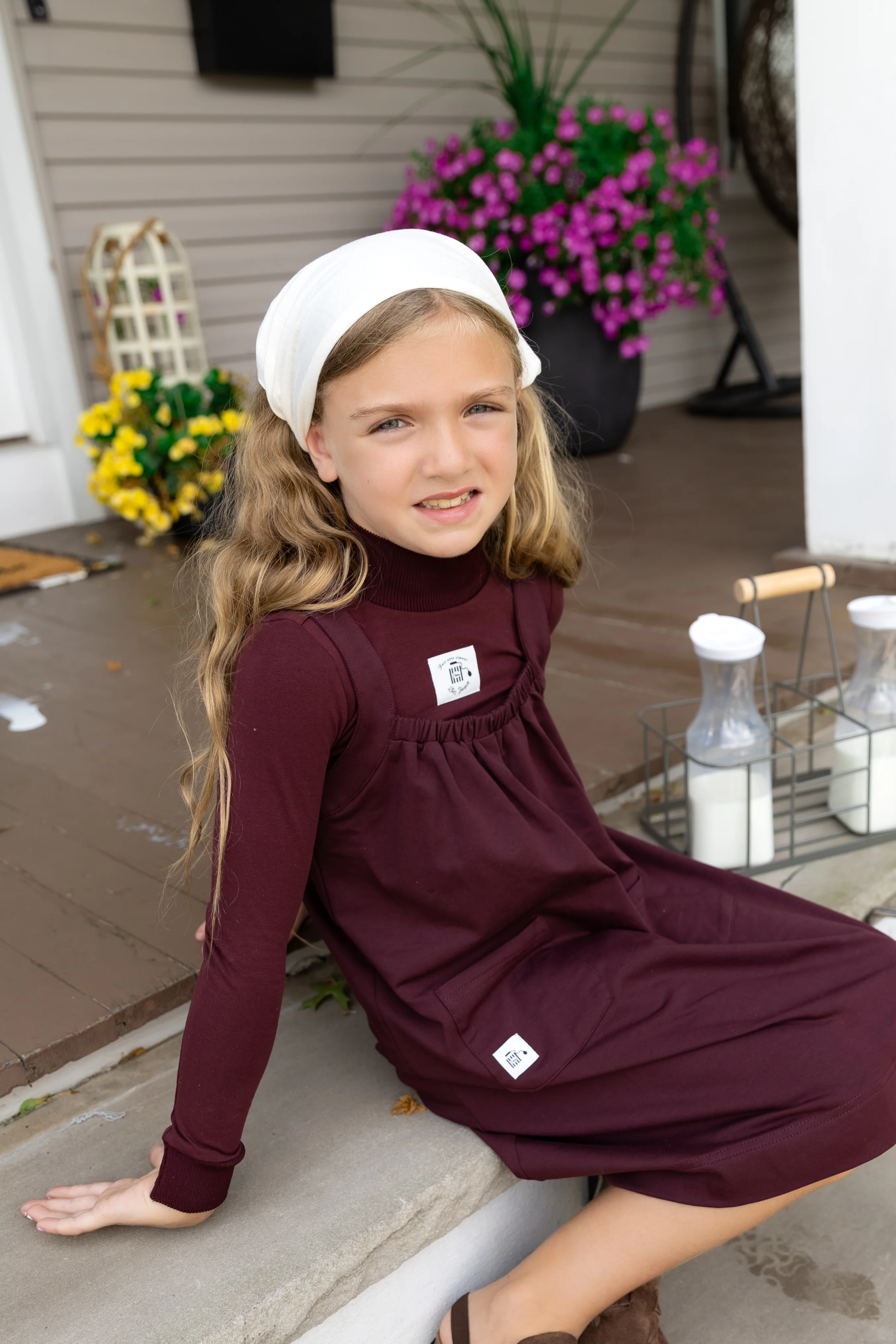 Nou Nelle Plum Jumper With Label - Image 4