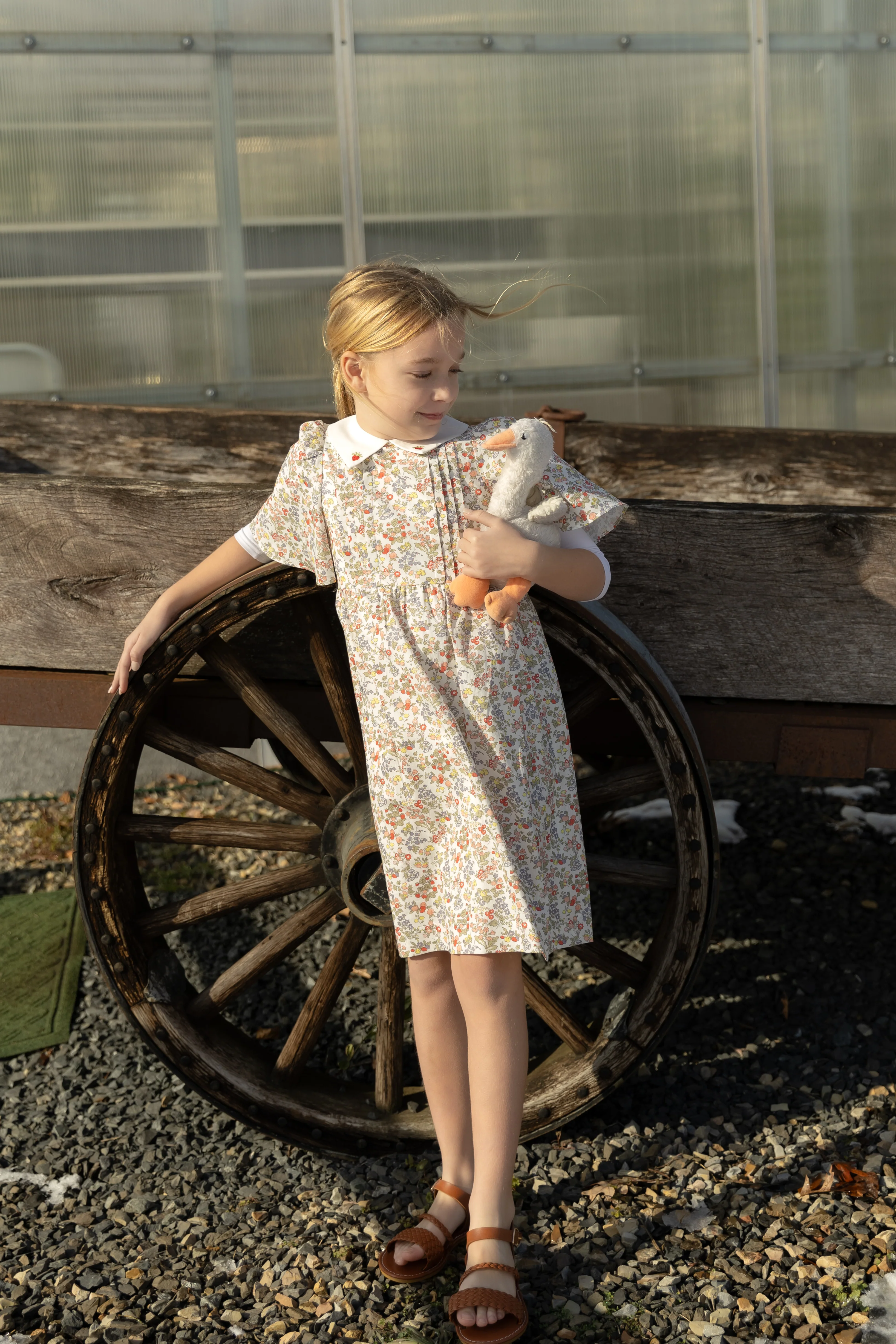 Nou Nelle Strawberry Embroidered Dress - Image 3