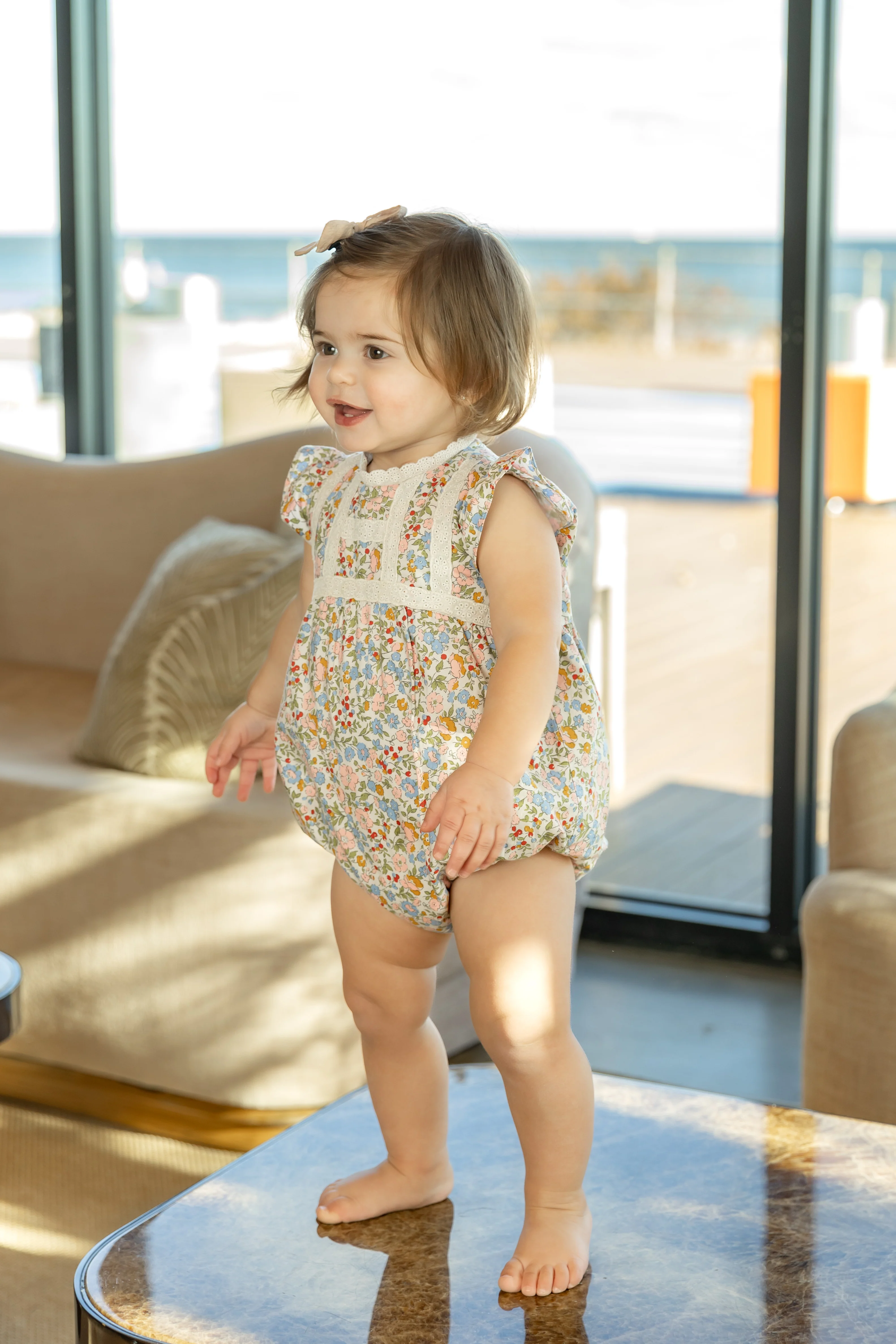 Nou Nelle Vintage Lace Romper - Image 2