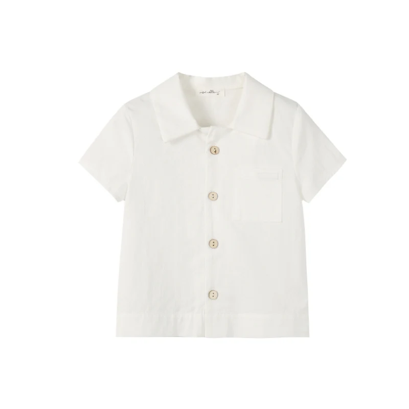 Nou Nelle White Grandpa Shirt