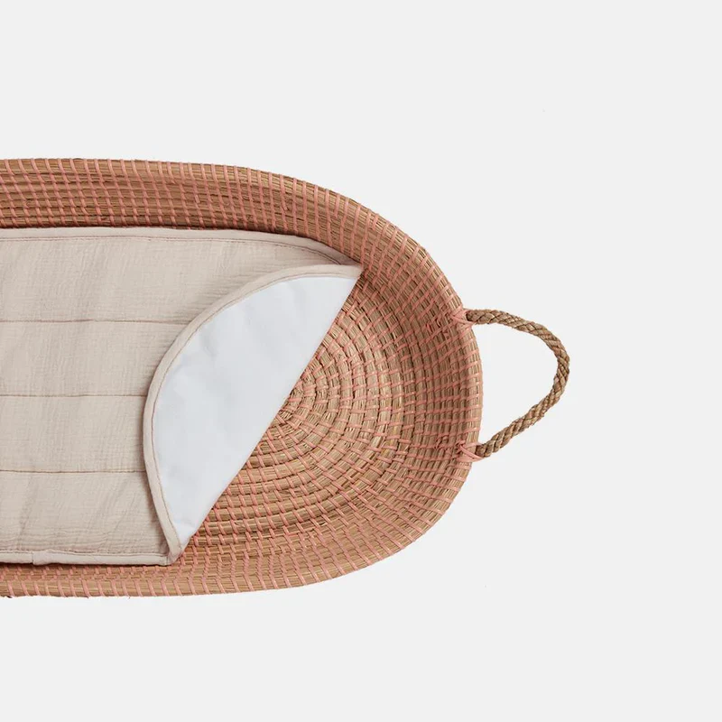 Olliella Seagrass Reva Basket - Rose - Image 3
