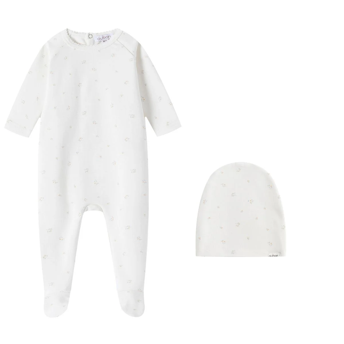 Oubon Boys Tulip Print Layette Set - Image 2