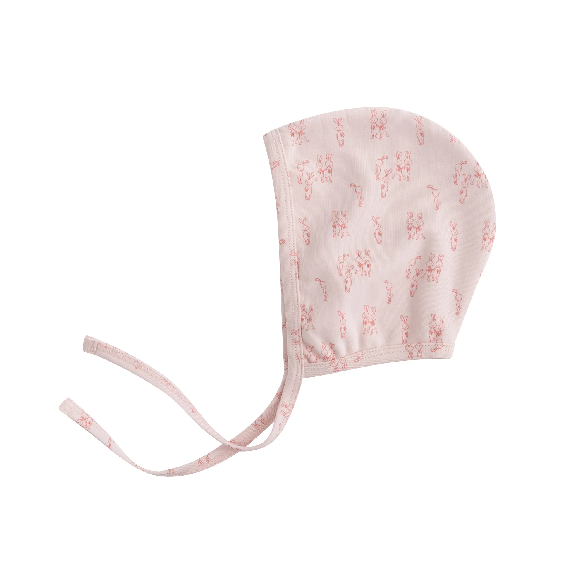 Oubon Girls Bunny Print Two Piece Set And Bonnet - Image 4