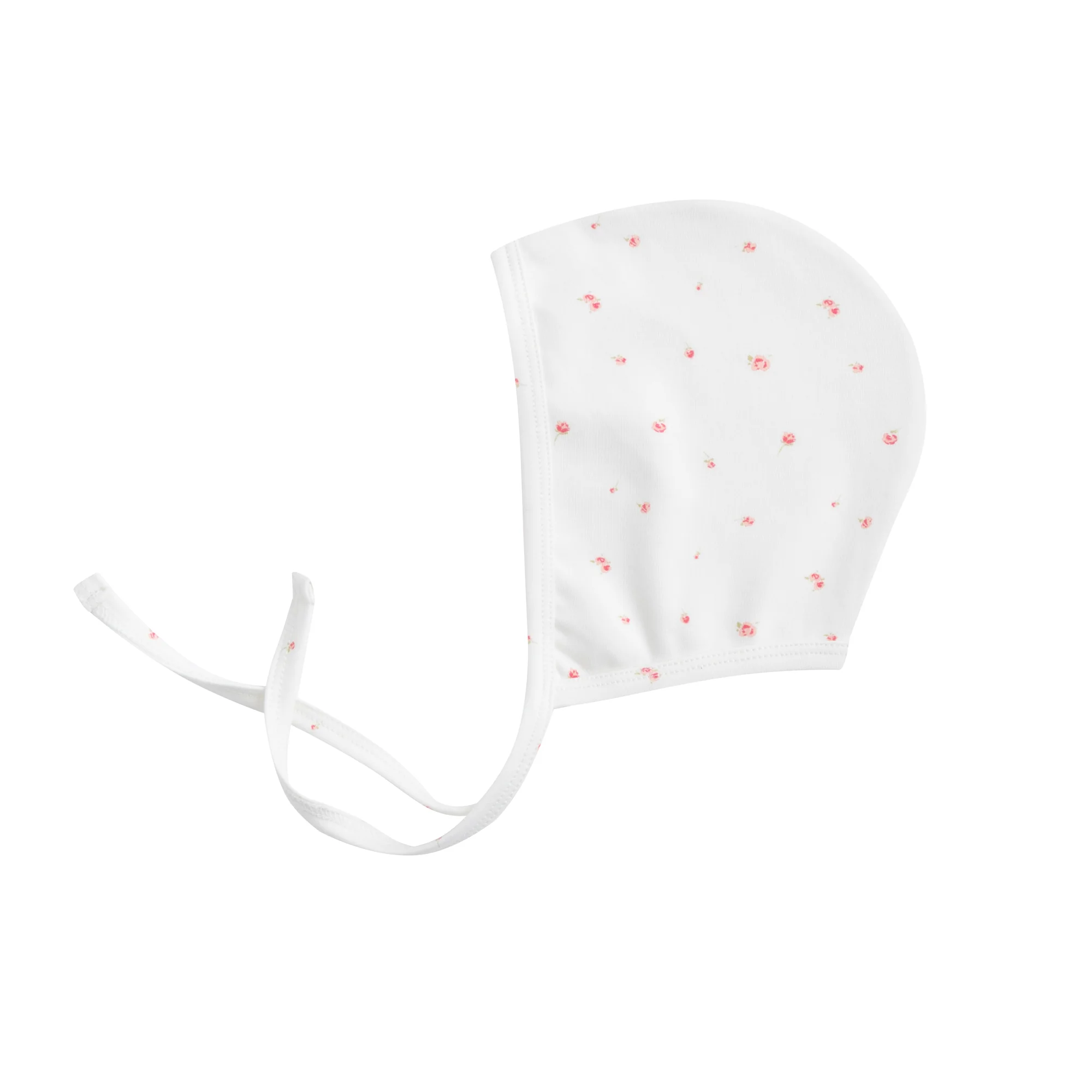 Oubon Girls Rose Pink Floral Two Piece Set And Bonnet - Image 4