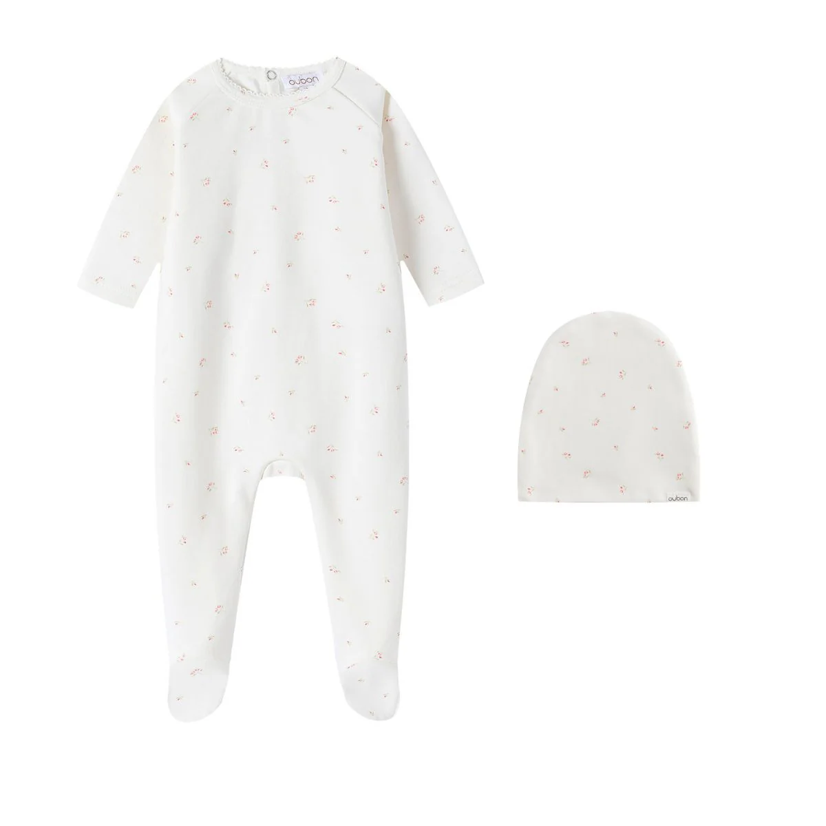 Oubon Girls Tulip Print Layette Set - Image 2