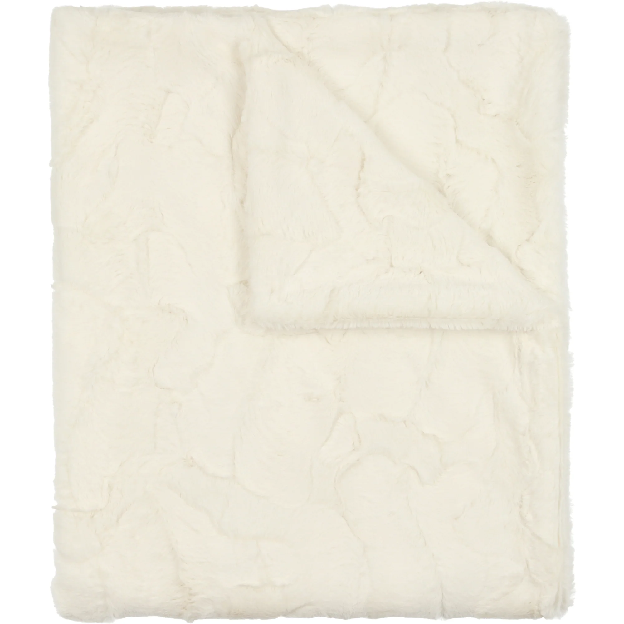 Peluche Lux Fur Blanket Super Fluff - Natural