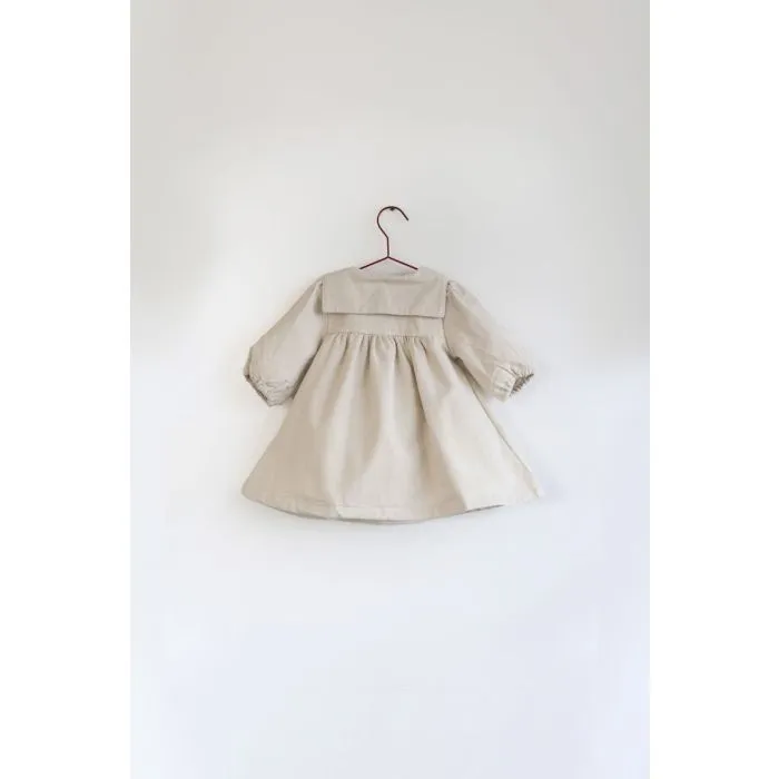 Please Mom Almond Sailor Long Sleeve Dress - Image 2