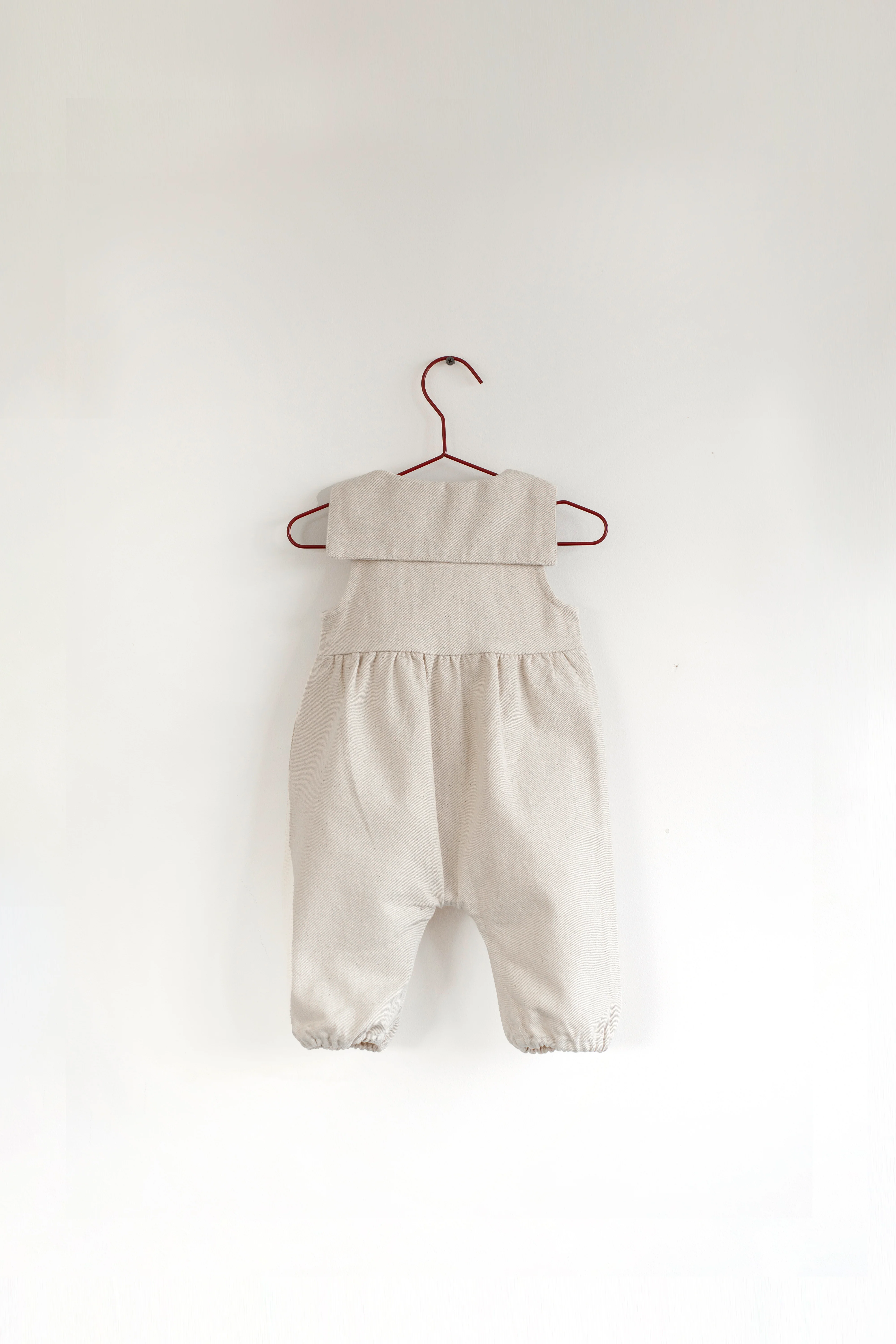 Please Mom Almond Sleeveless Romper - Image 2
