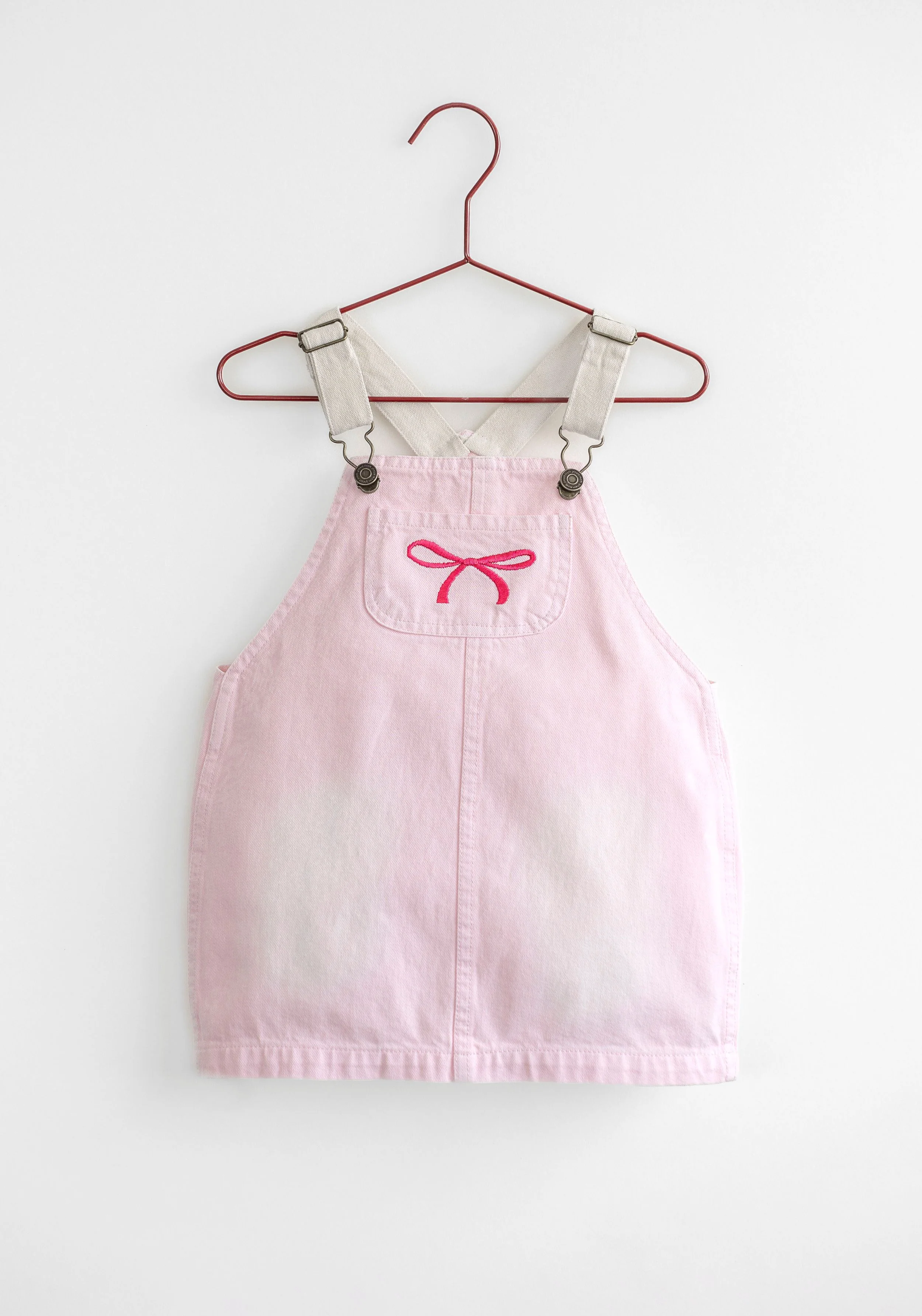 Please Mom Pink Bow Barrel Dress *RUNS SMALL*