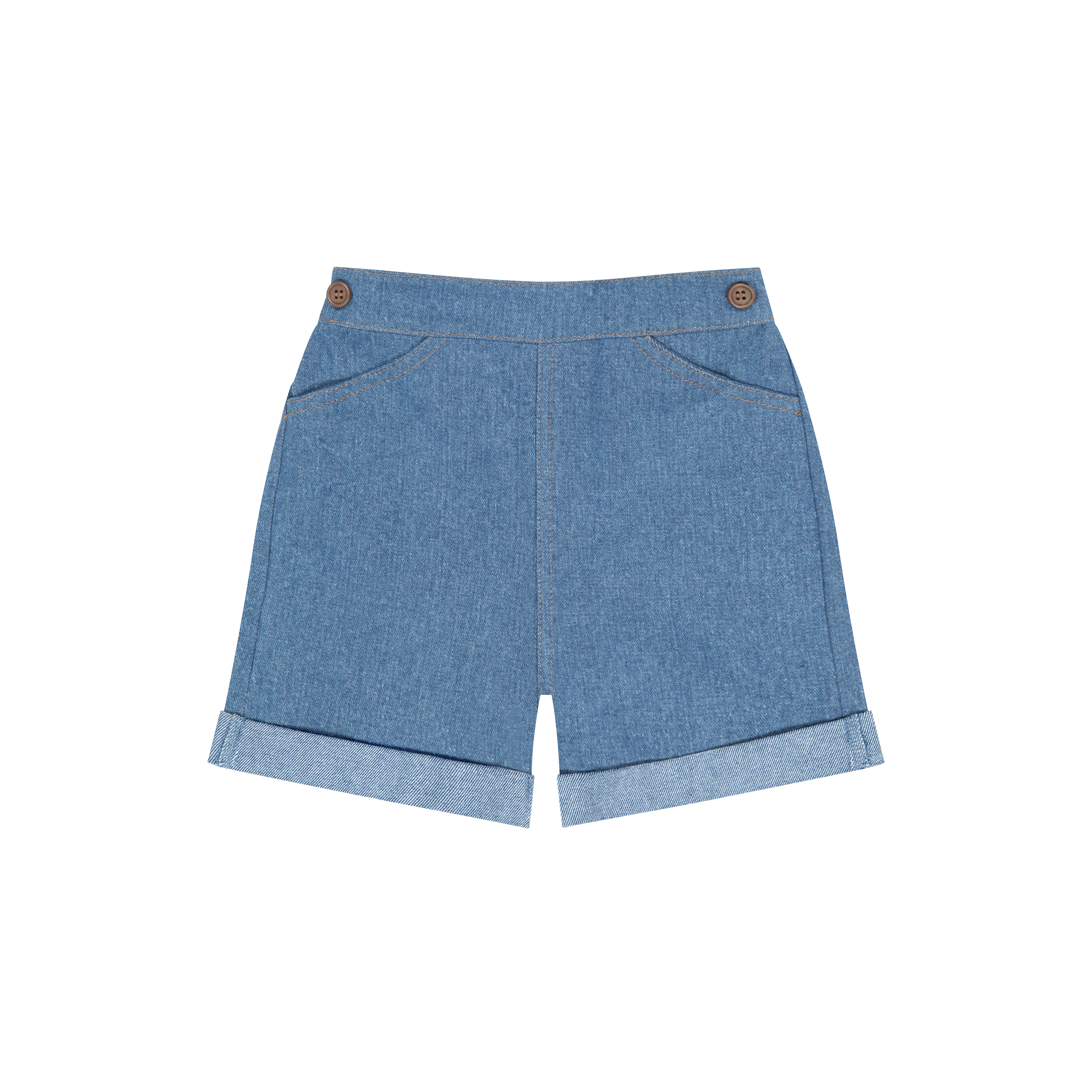 Retro Kid Hollis Denim Boy Short Pants