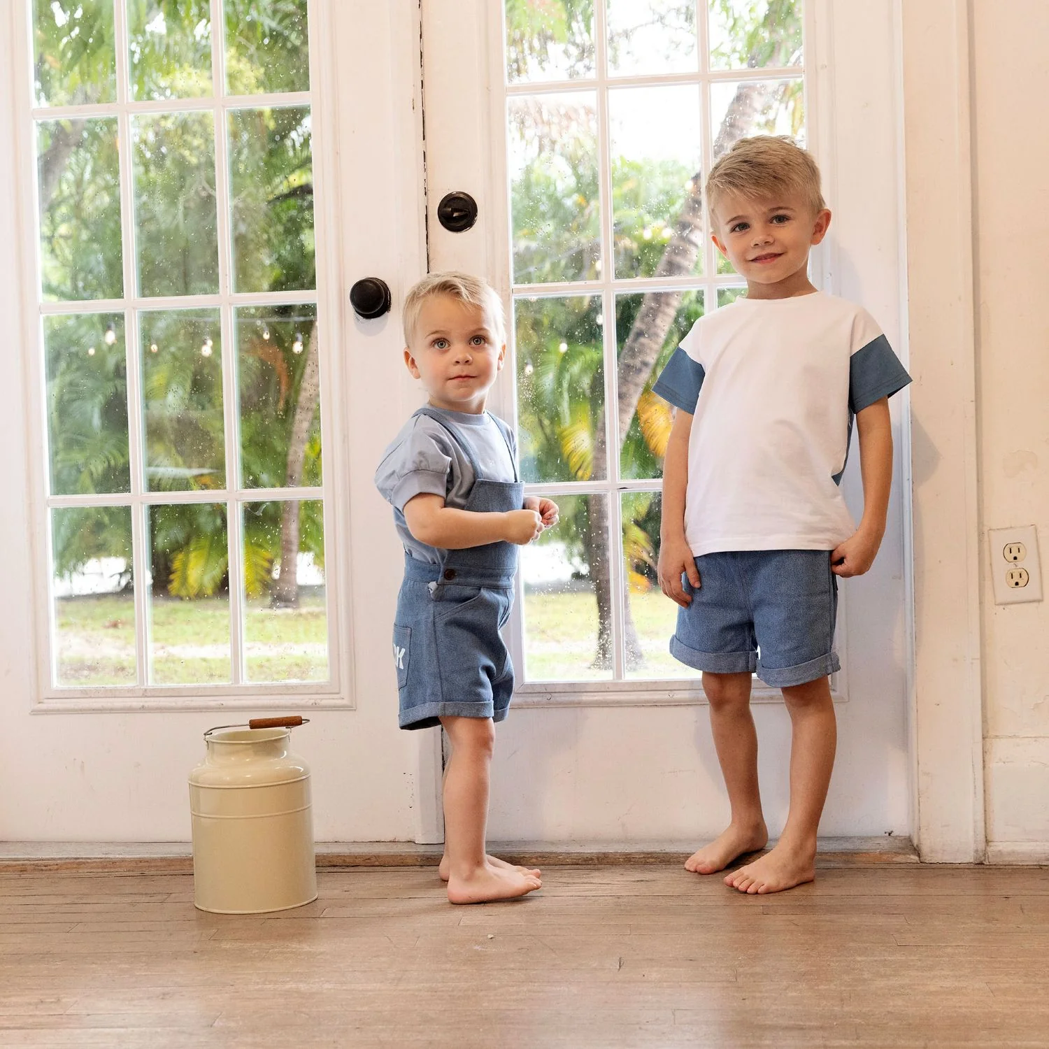 Retro Kid Hollis Denim Boy T-shirt - Image 3
