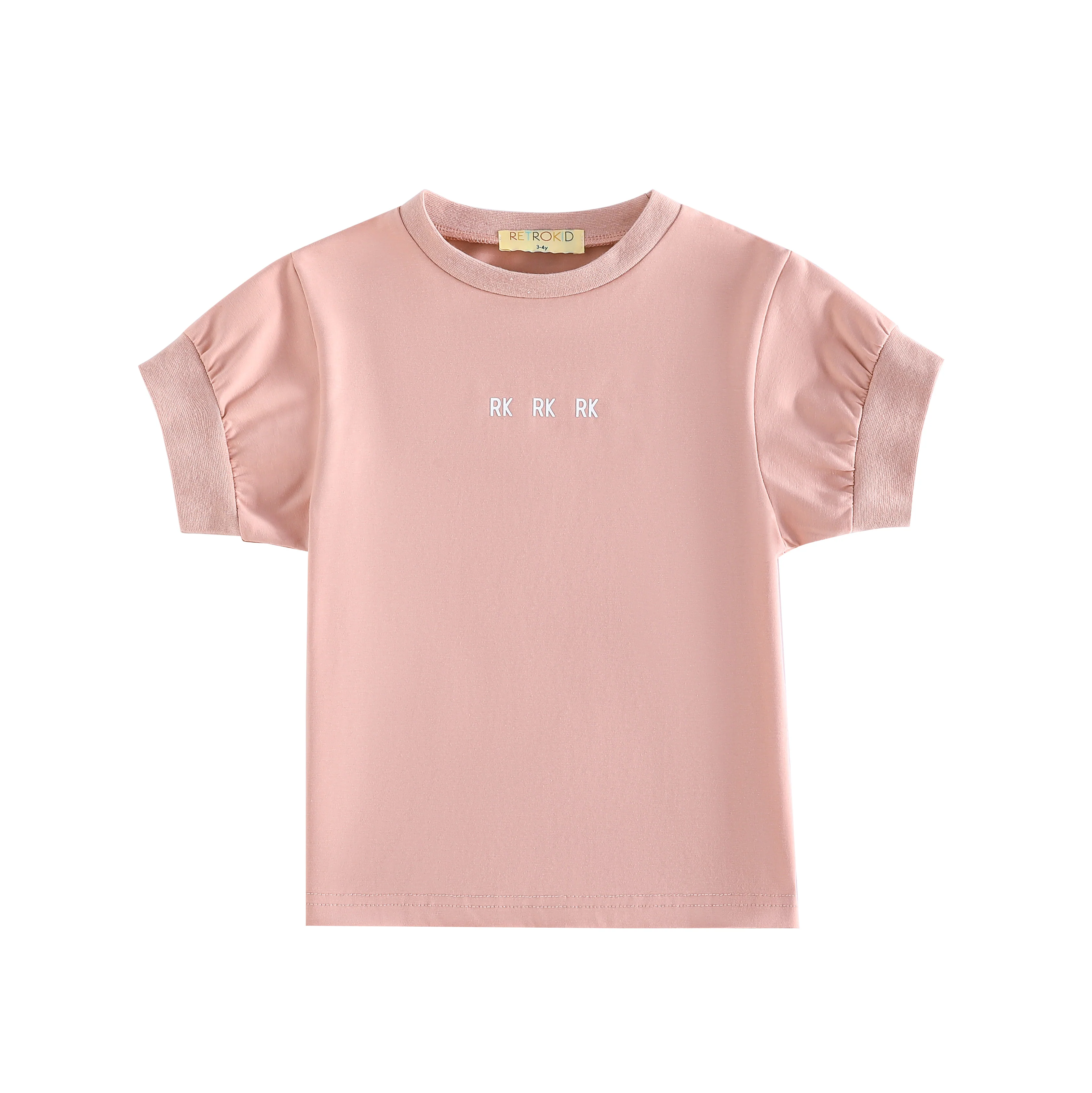 Retro Kid Hollis RK Logo Short Sleeve Tee - Pink