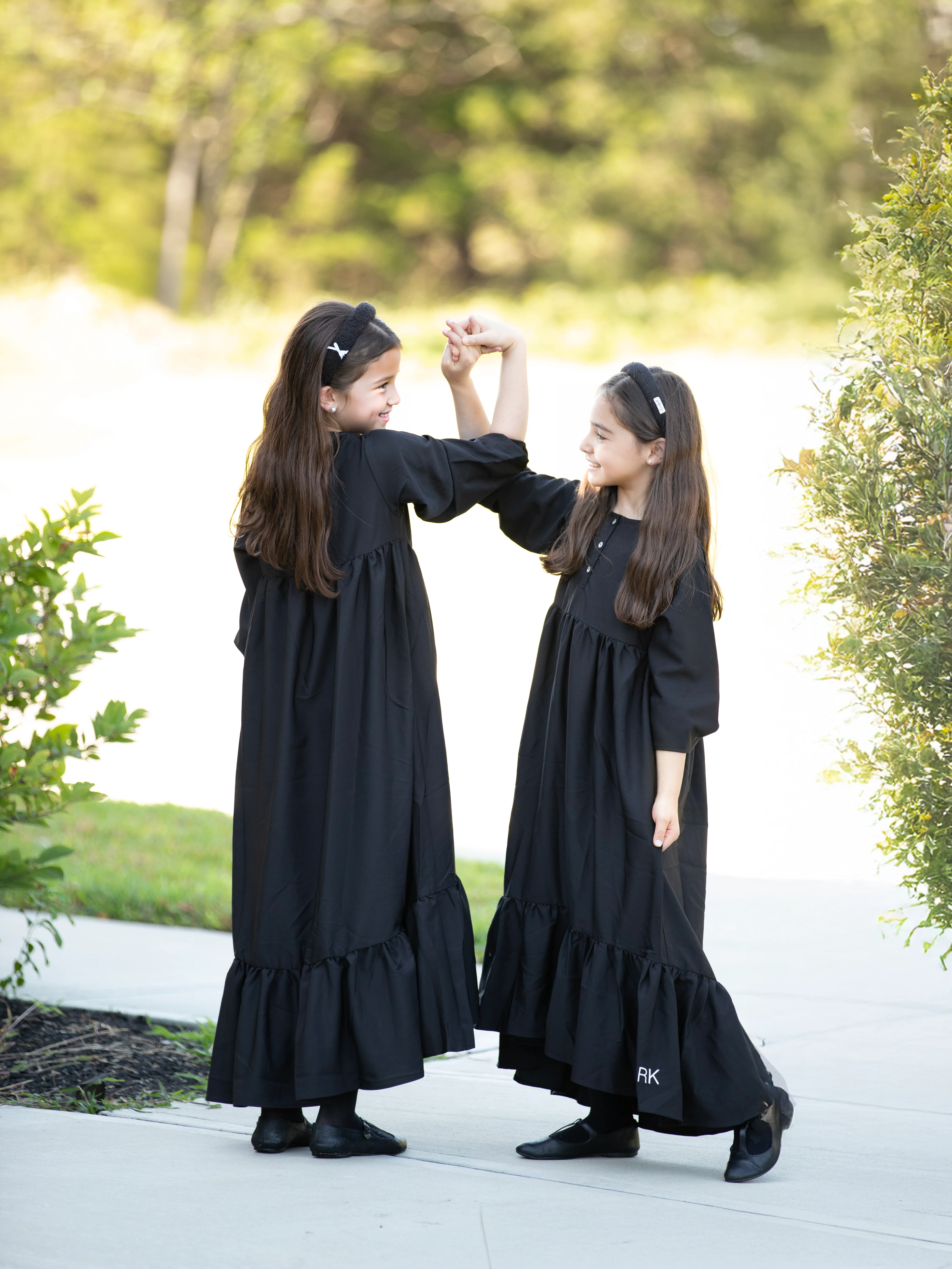 Retro Kid Mae Maxi Dress With Jewel Buttons - Black TRUE TO SIZE DON’T SIZE UP - Image 2
