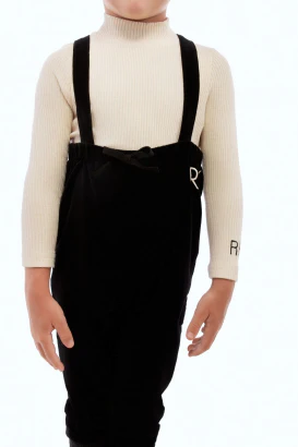 Retro Kid Vince Mockneck Knit Sweater - Oat/Cream - Image 2