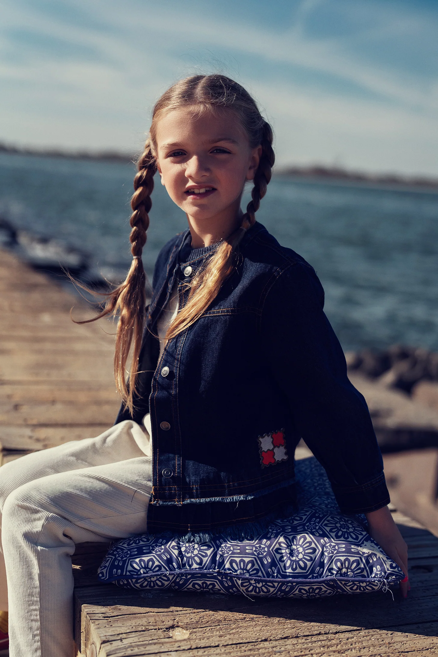 Rooie And Friends Girl's Club Denim Jacket - Denim - Image 2