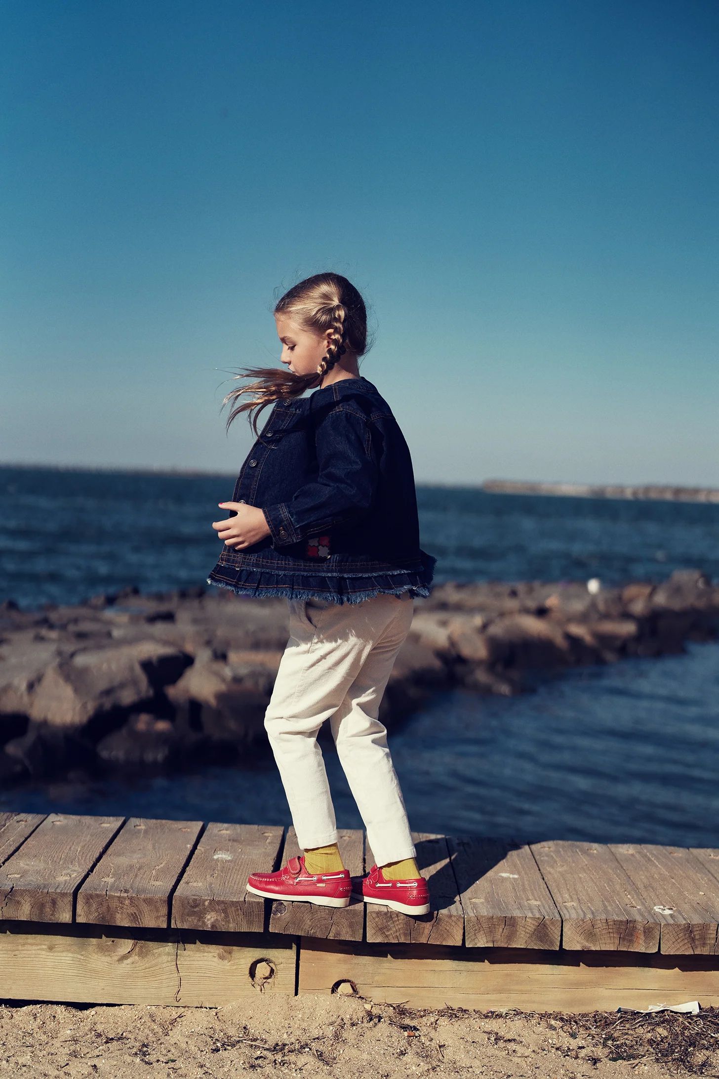 Rooie And Friends Girl's Club Denim Jacket - Denim - Image 3