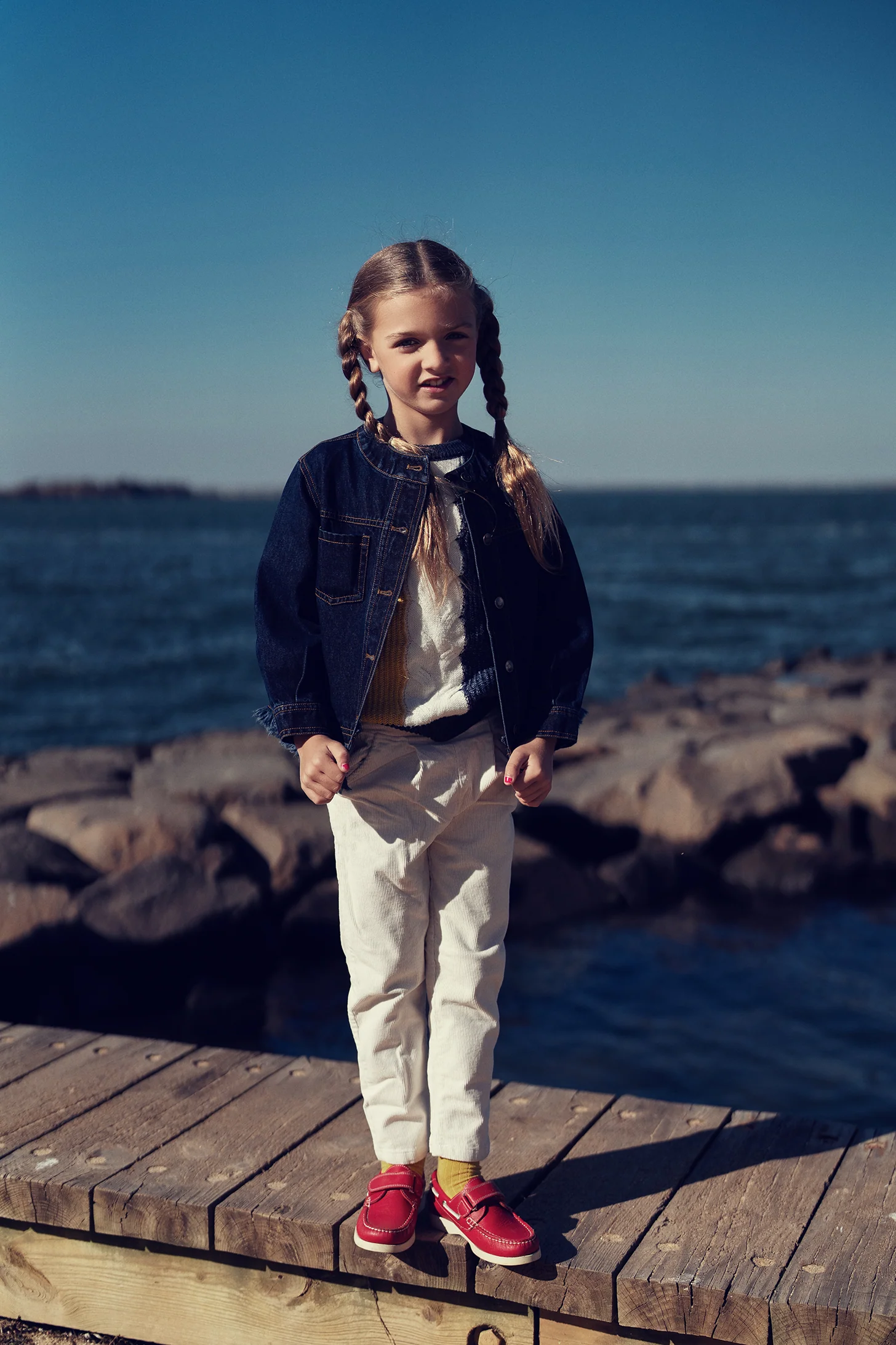 Rooie And Friends Girl's Club Denim Jacket - Denim - Image 4