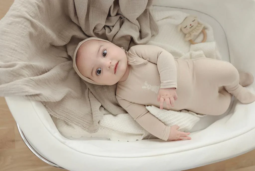 Lil Legs Sand/White Bunny Set - Image 2