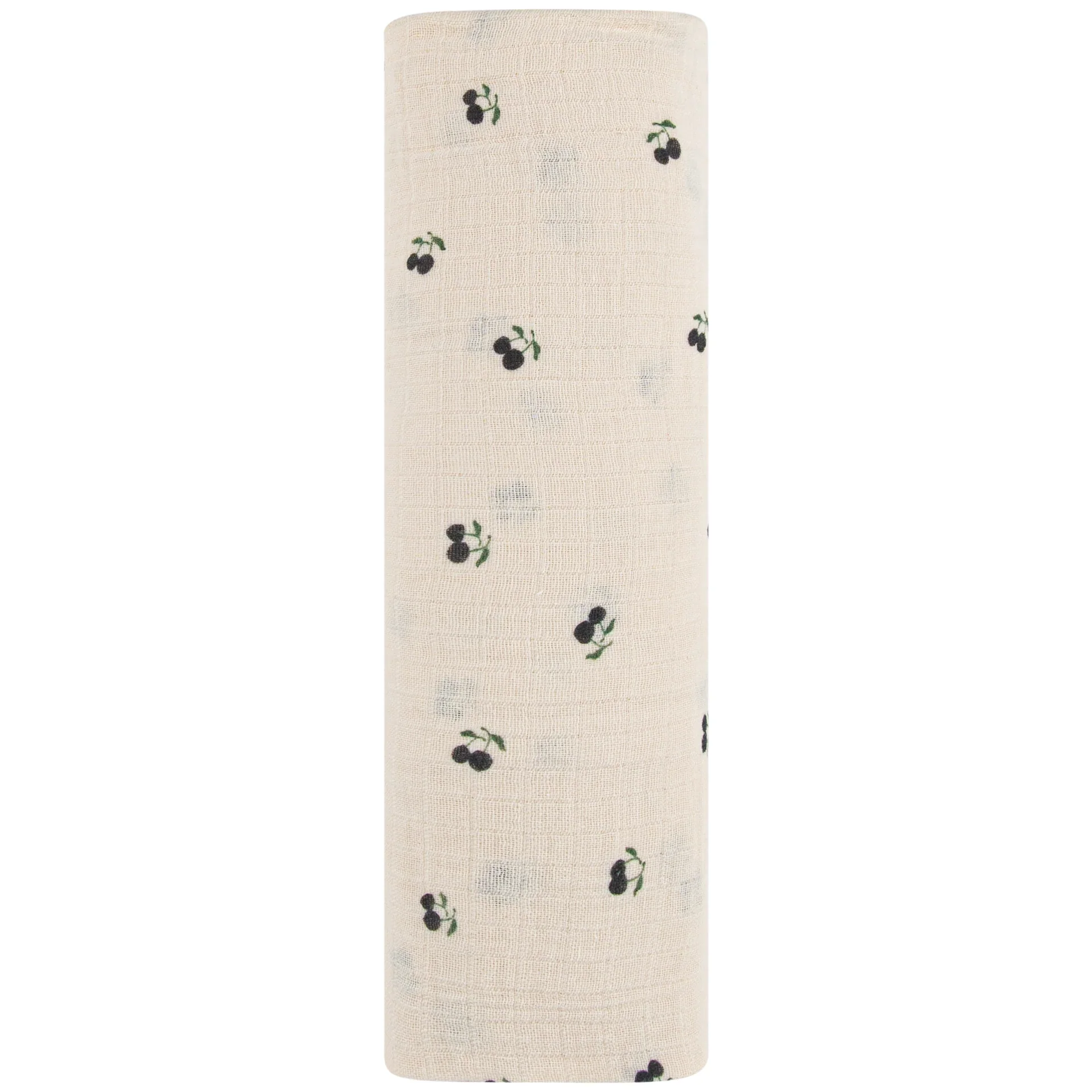 Ely's & Co Single Pack Muslin Swaddles - Blue Cherry