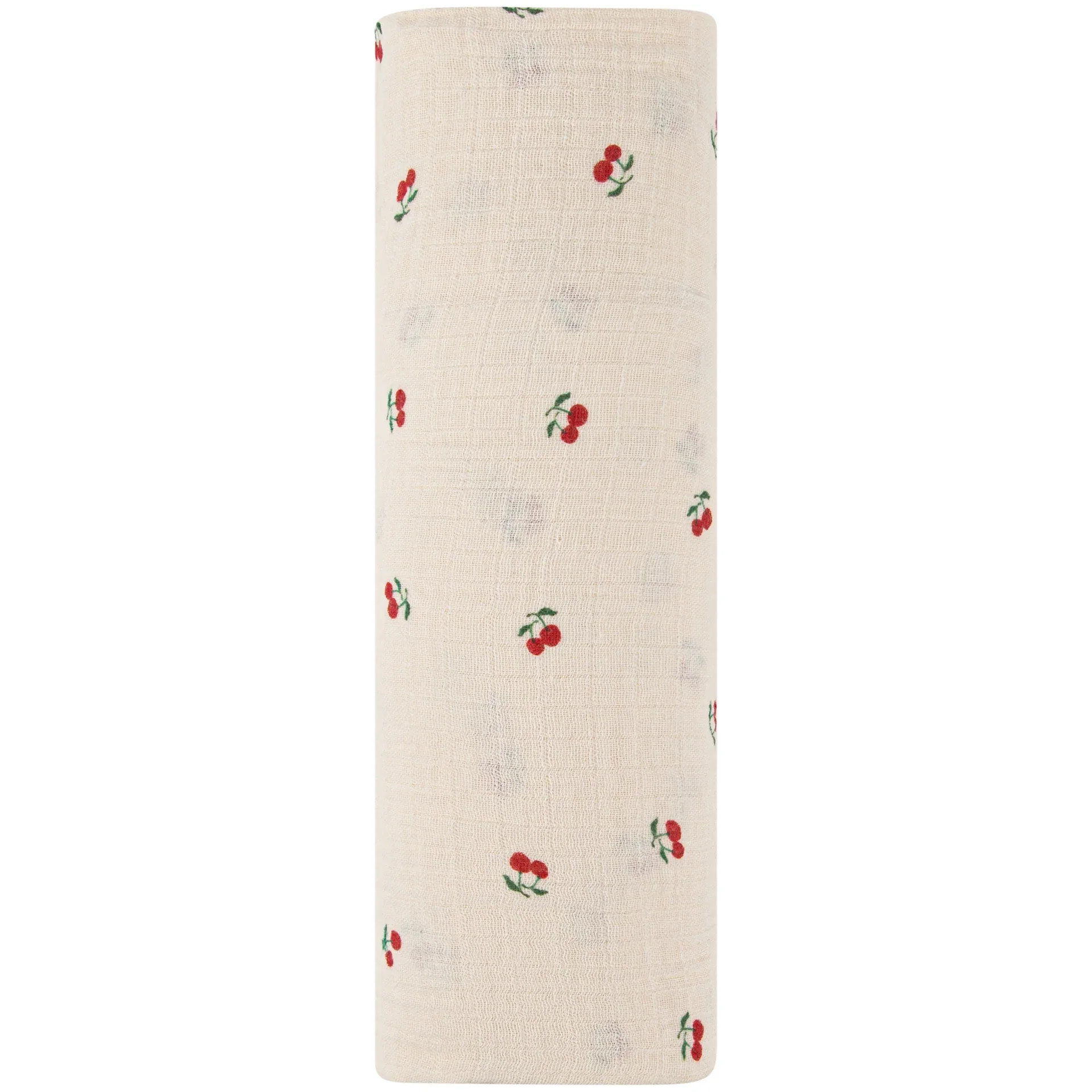 Ely's & Co Single Pack Muslin Swaddles - Red Cherry