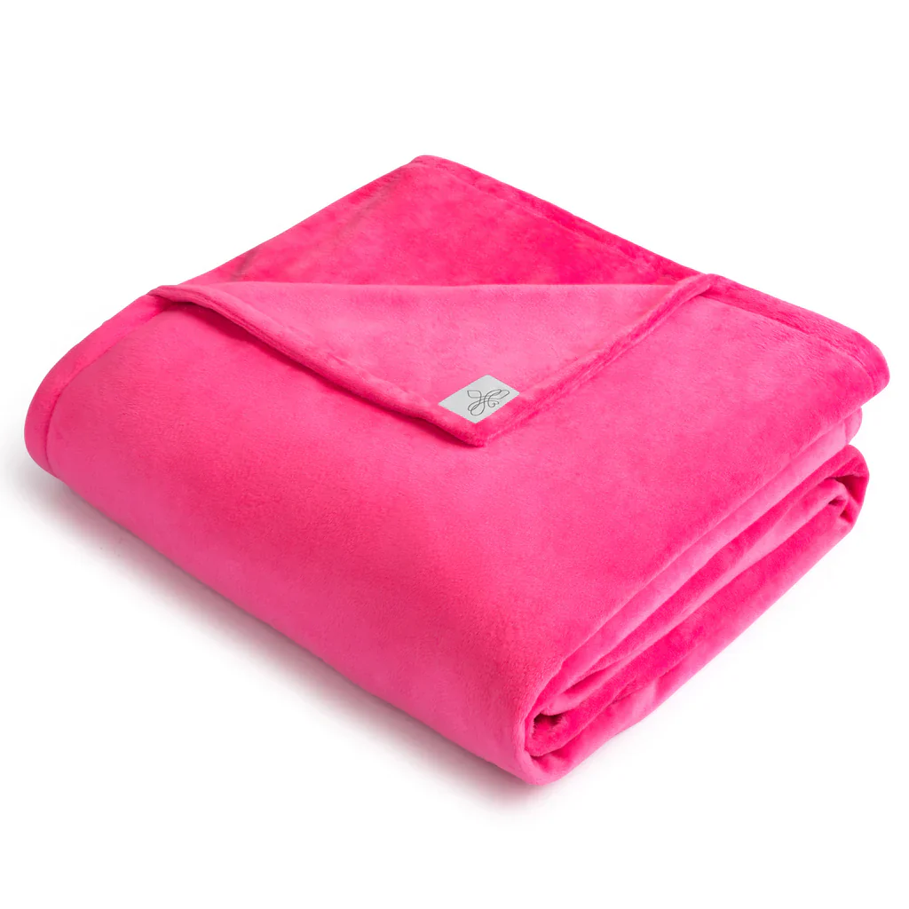 Swaddle Bee BiggerBee Throw Blanket - Hot Pink
