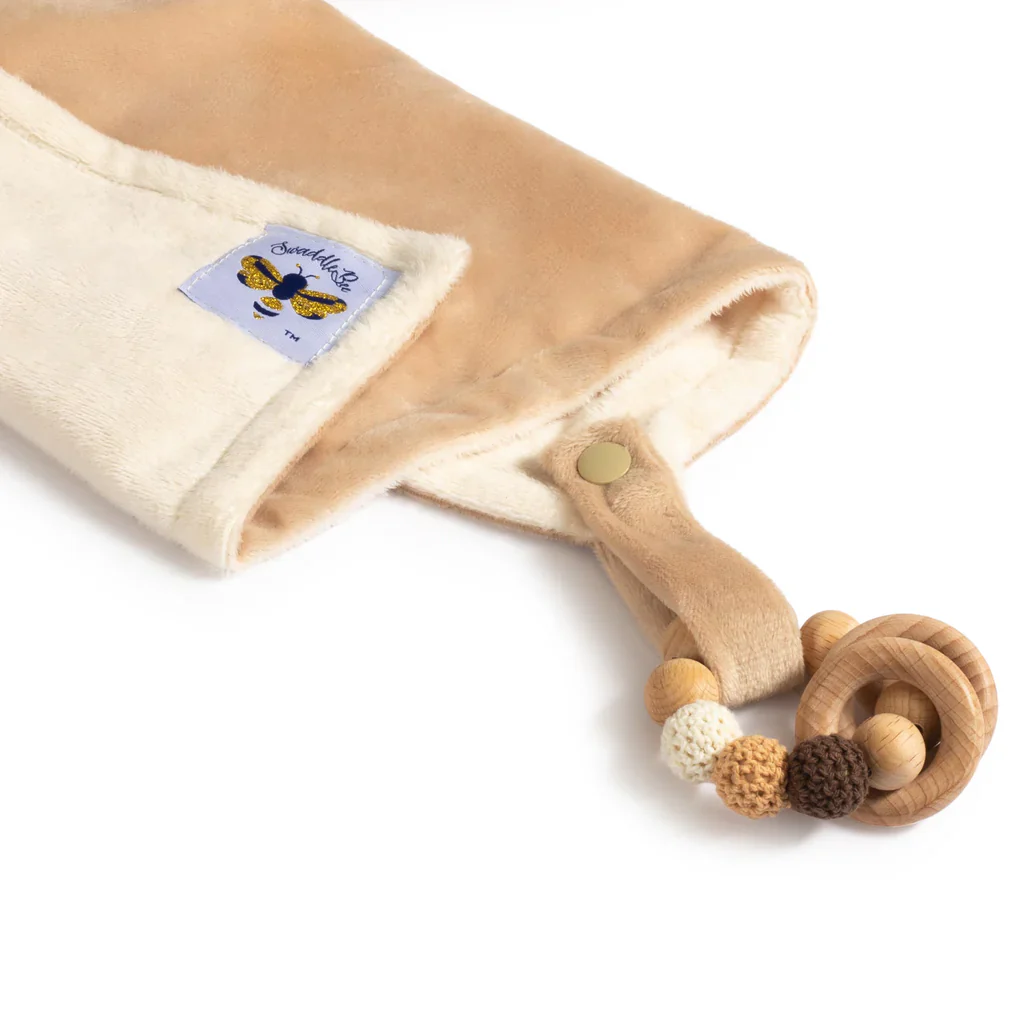Swaddle Bee Loviebee - Ivory/Camel - Image 2