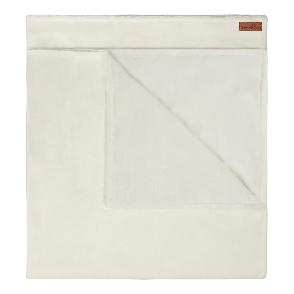 Swaddle Bee Minky Bee Stroller Blanket - Ivory
