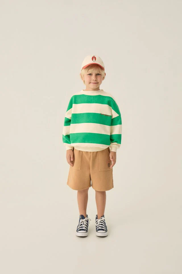 The Campamento Green Stripes Sweatshirt - Image 2