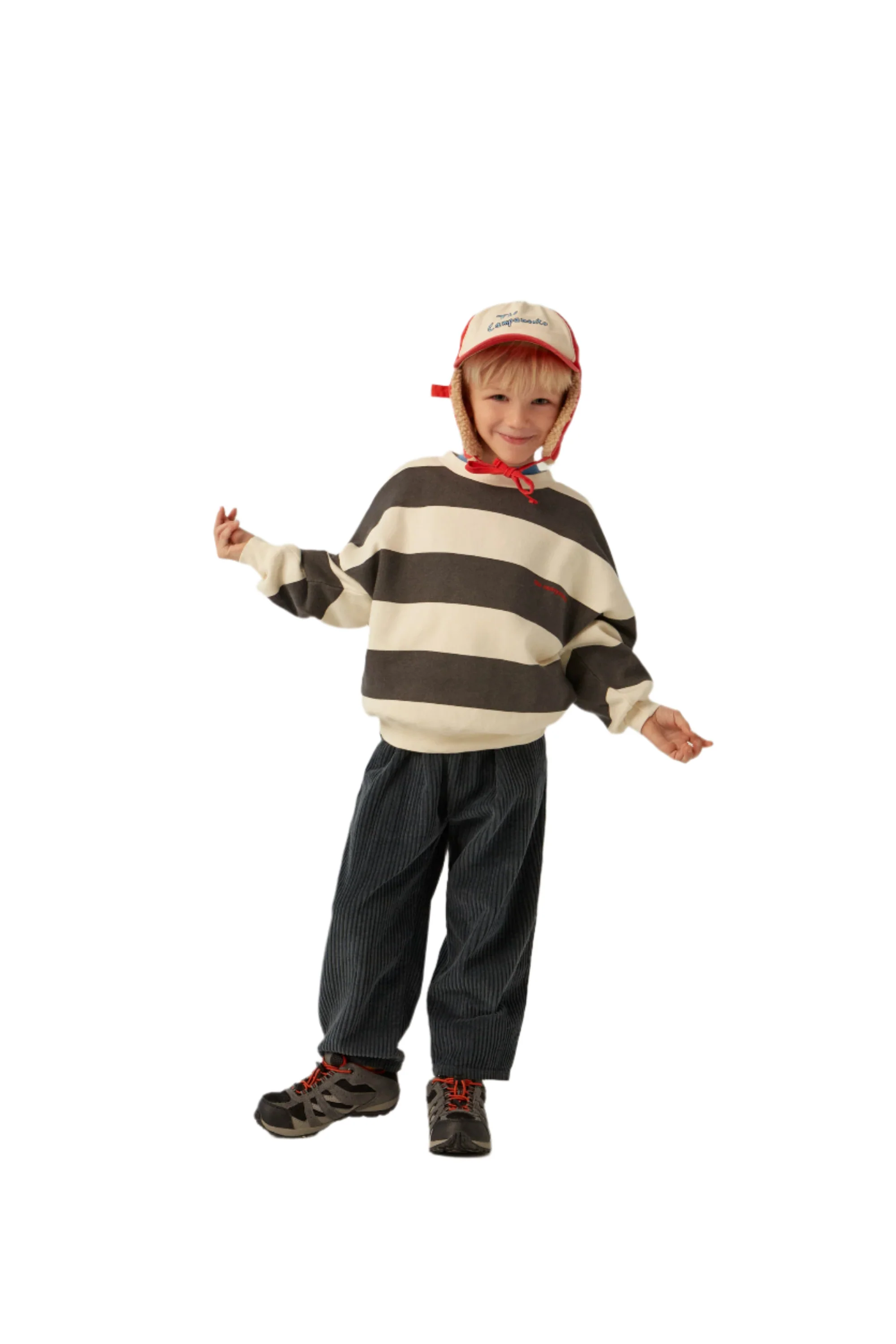 The Campamento Grey Stripes Sweatshirt - Image 2