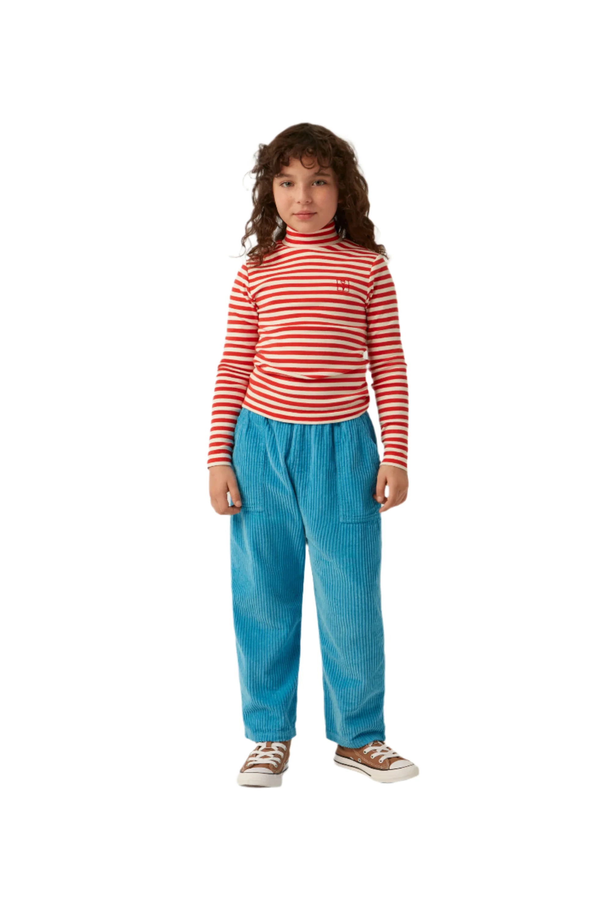 The Campamento Red Stripes Turtleneck T-shirt - Image 2
