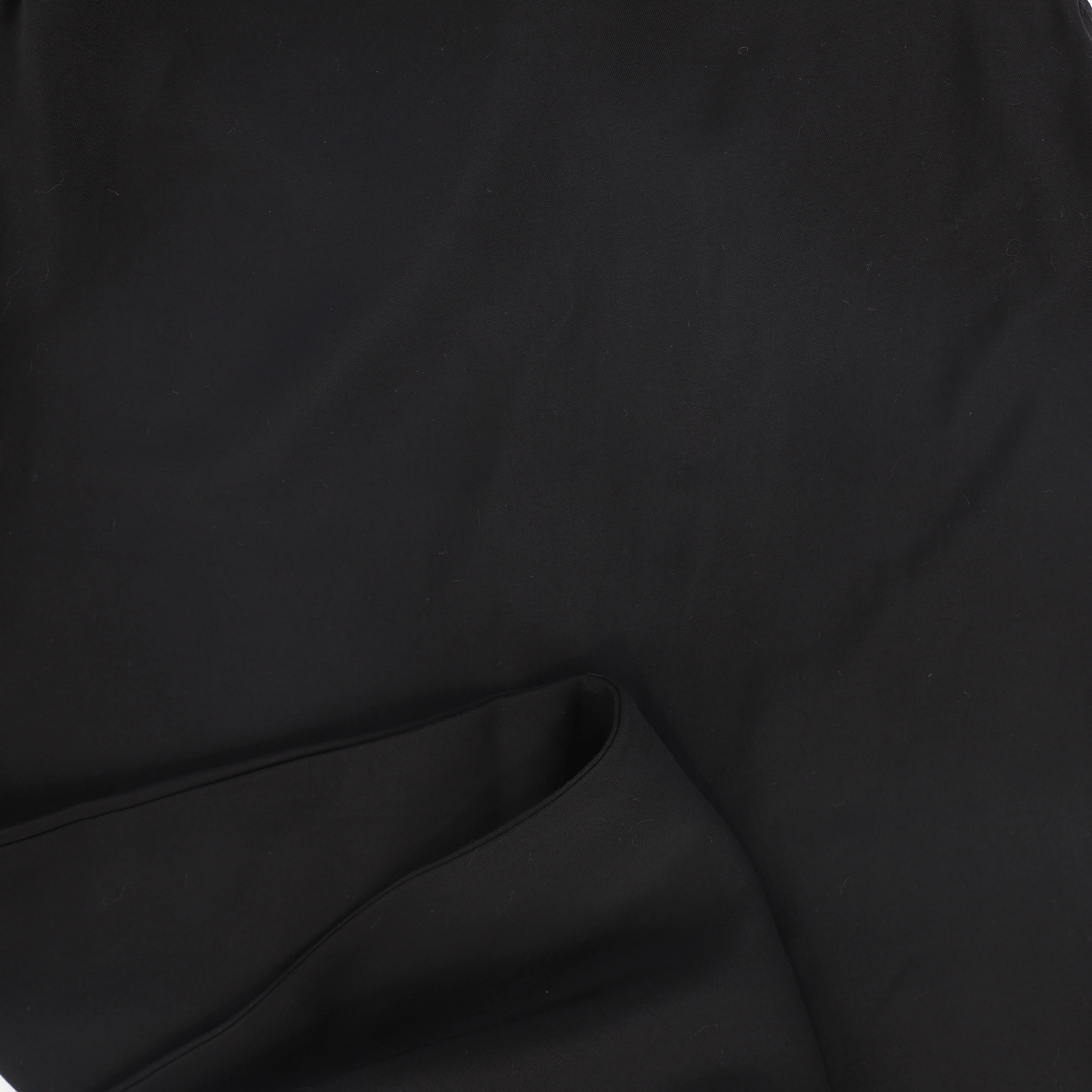 Valentina Cupro Slip Dress - Black - Image 2