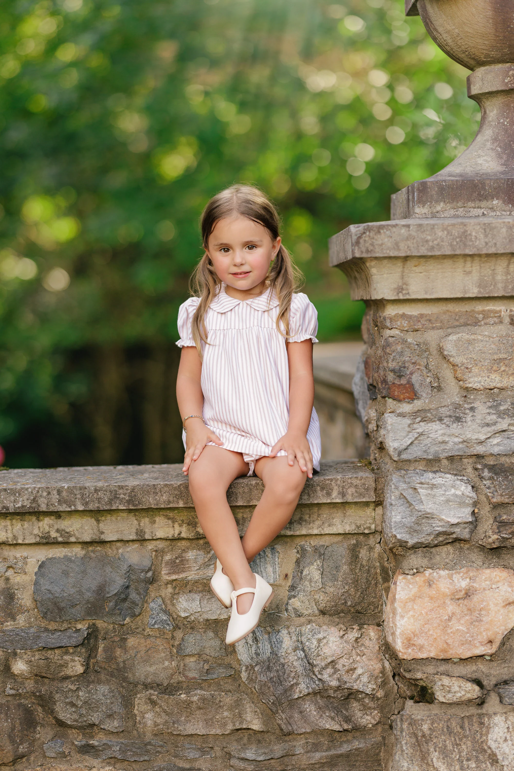 Velvette Label Pink Stripe Baby Set - Image 2