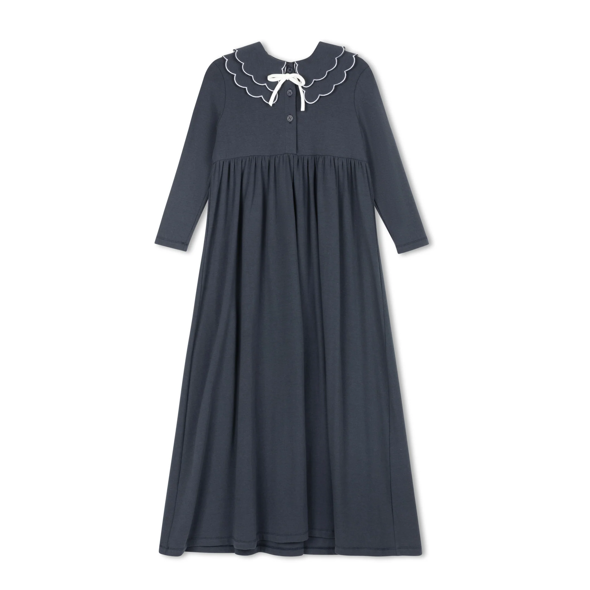 Velvette Label Scalloped Maxi