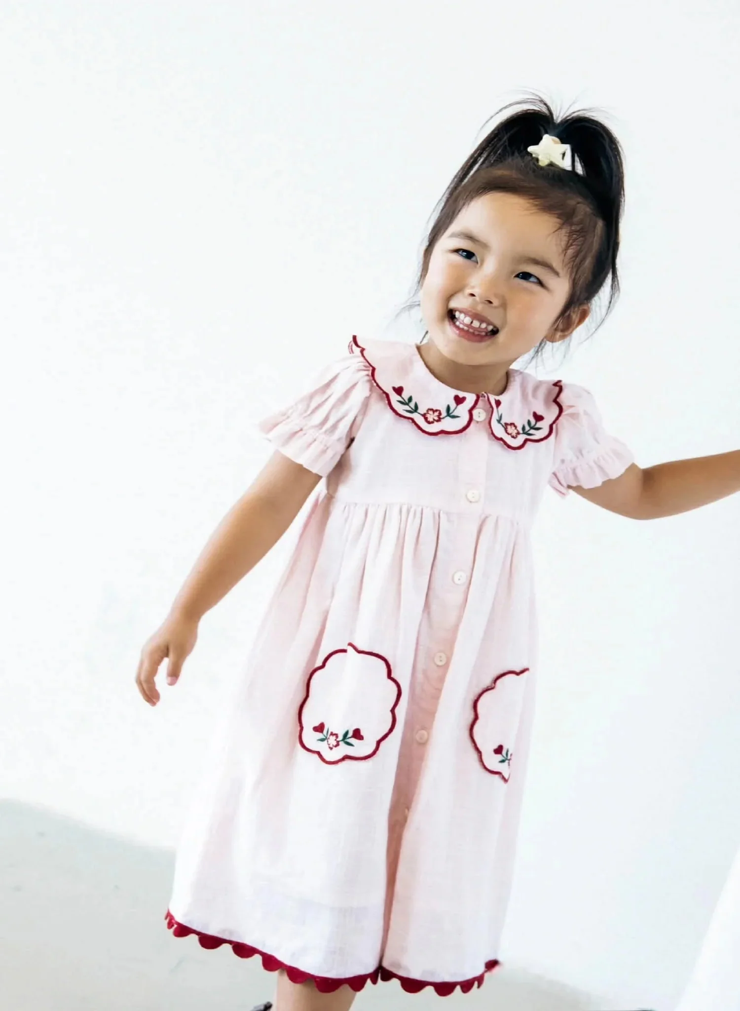 Yo Baby Ara Dress/Baby 2pc - Pink
