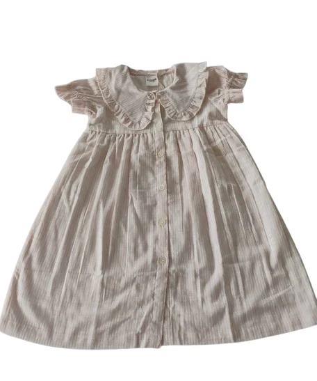 Yo Baby Stripe Dress/Baby 2pc - Soft Pink - Image 3